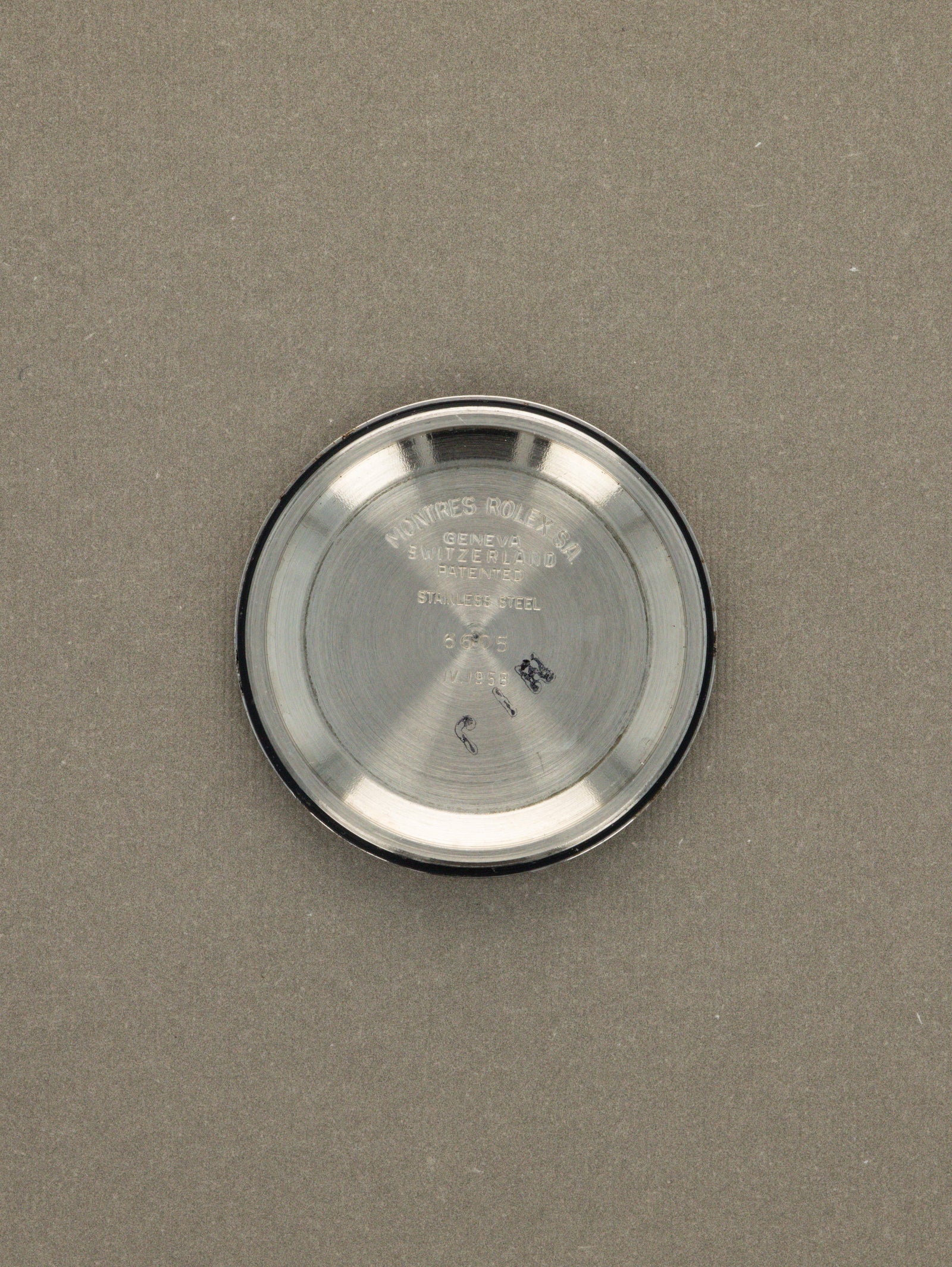 Rolex Datejust Ref. 6605  - Sunburst Silver Dial