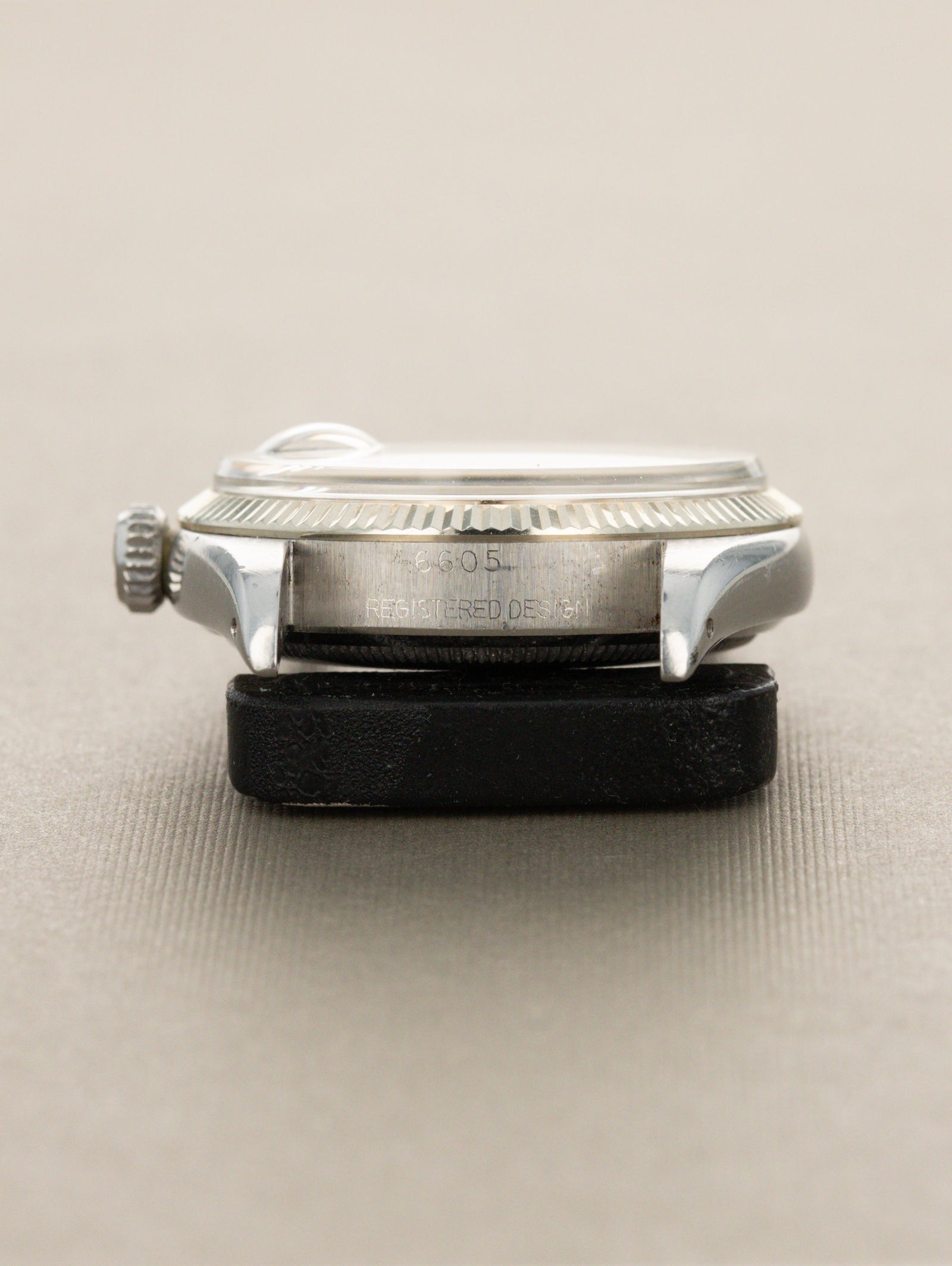 Rolex Datejust Ref. 6605  - Sunburst Silver Dial