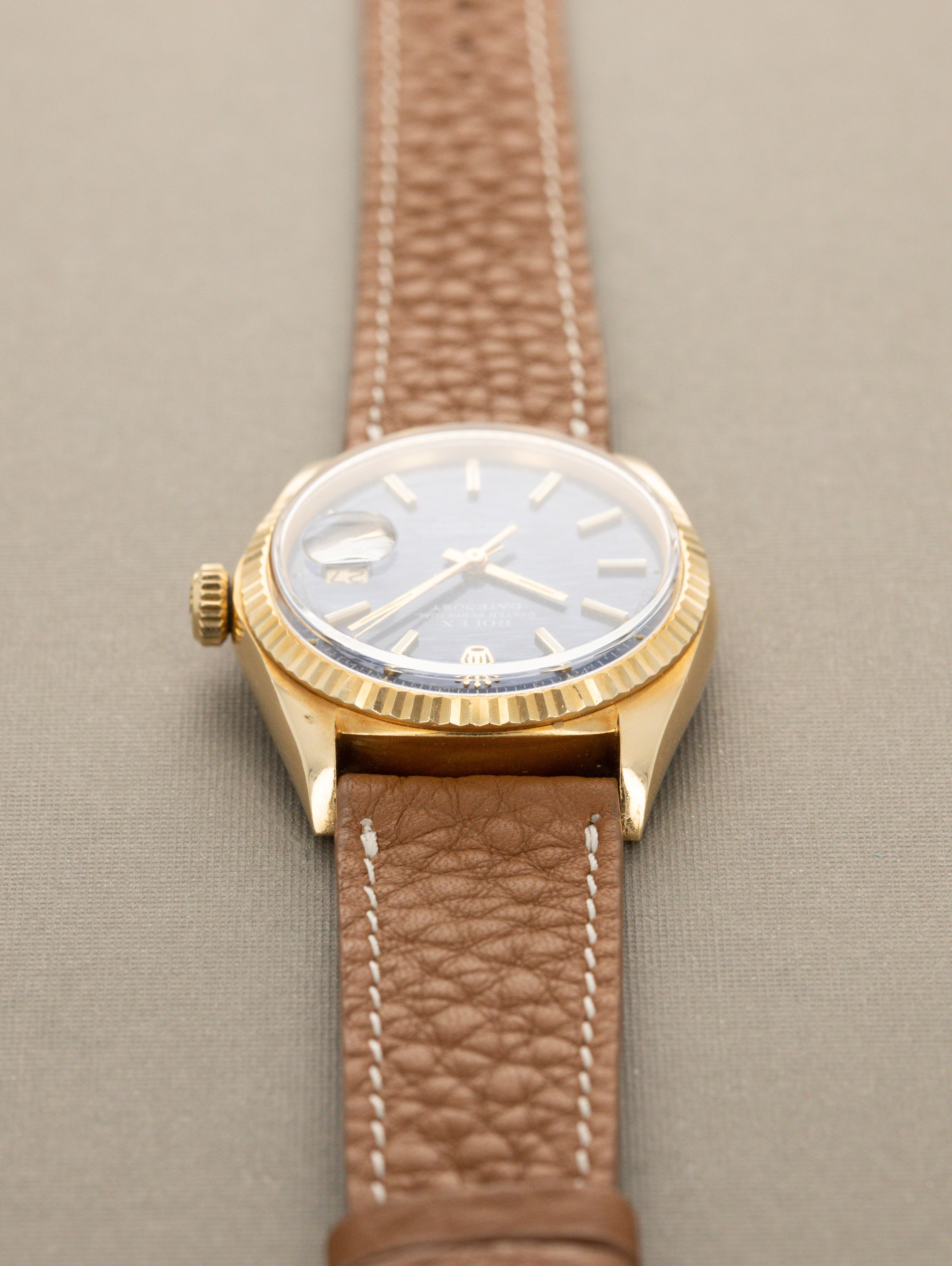 Rolex Datejust Ref. 1601/8 - Blue 'Mosaic' Dial Unpolished