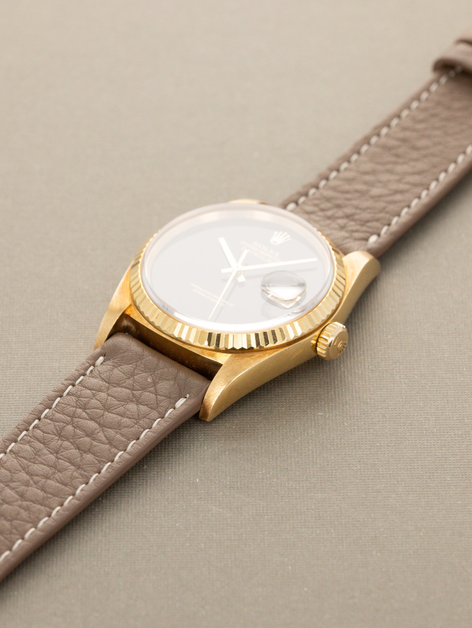 Rolex Datejust Ref. 16018 - 'Onyx' Stone Dial Unpolished