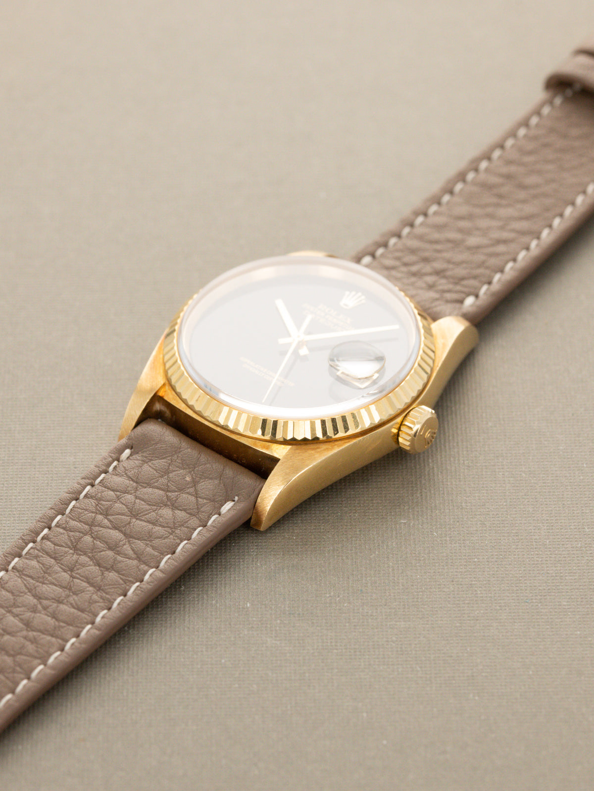 Rolex Datejust Ref. 16018 - 'Onyx' Stone Dial Unpolished