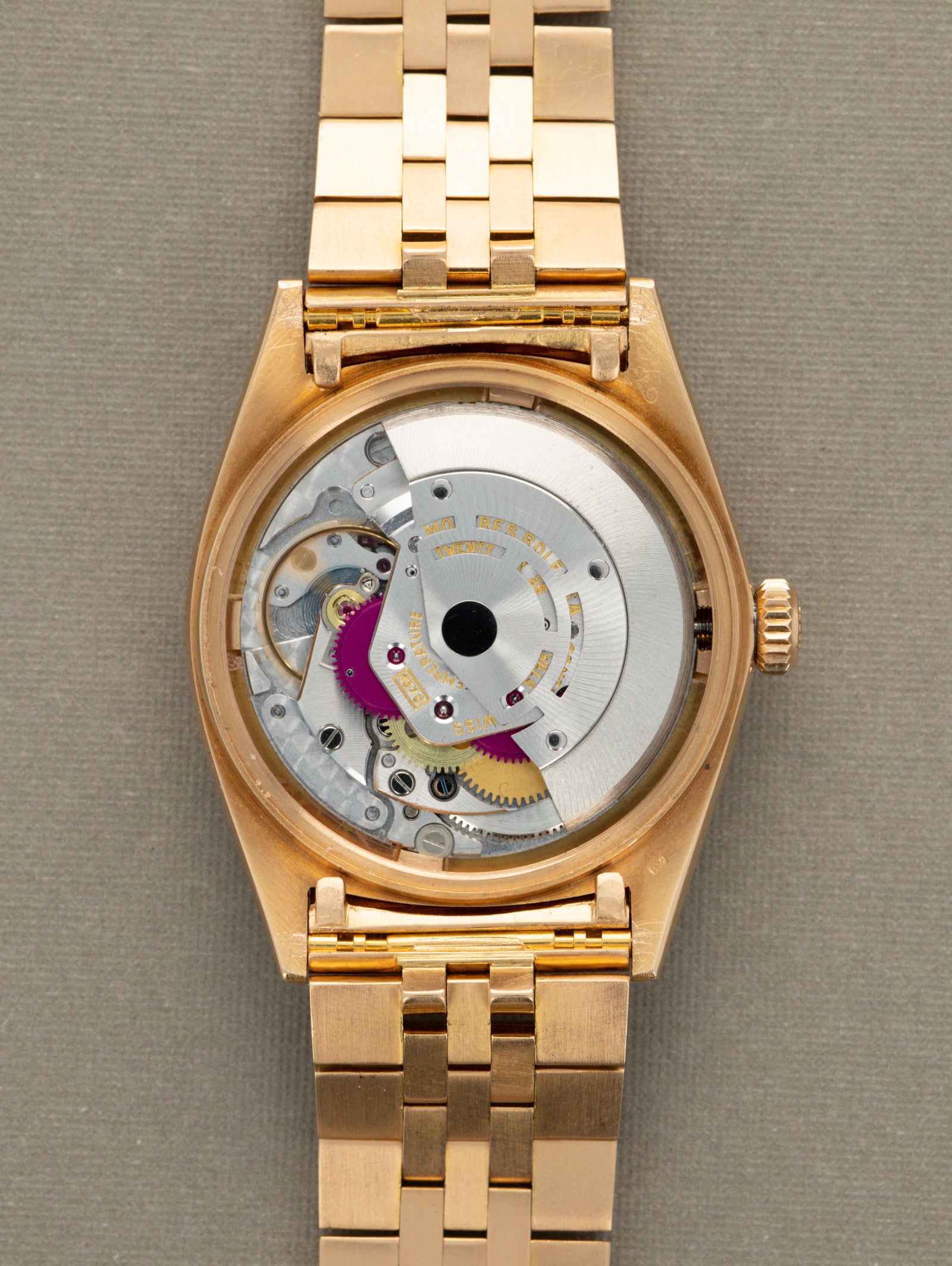 Rolex Datejust Ref. 1601 - Rose Gold W/ Olive Green Prototype Dial