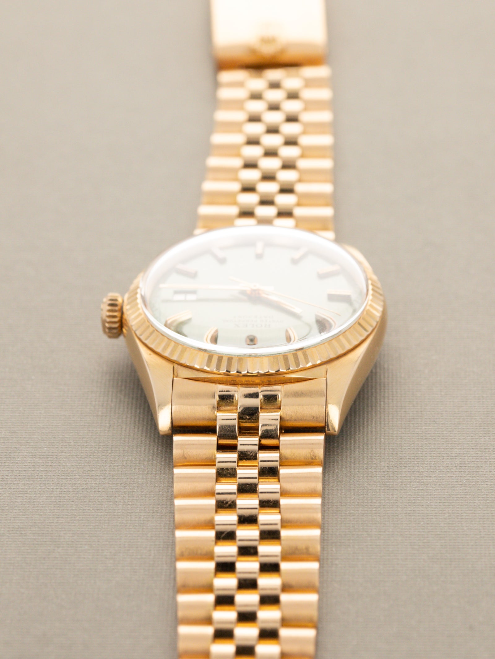 Rolex Datejust Ref. 1601 - Rose Gold W/ Olive Green Prototype Dial