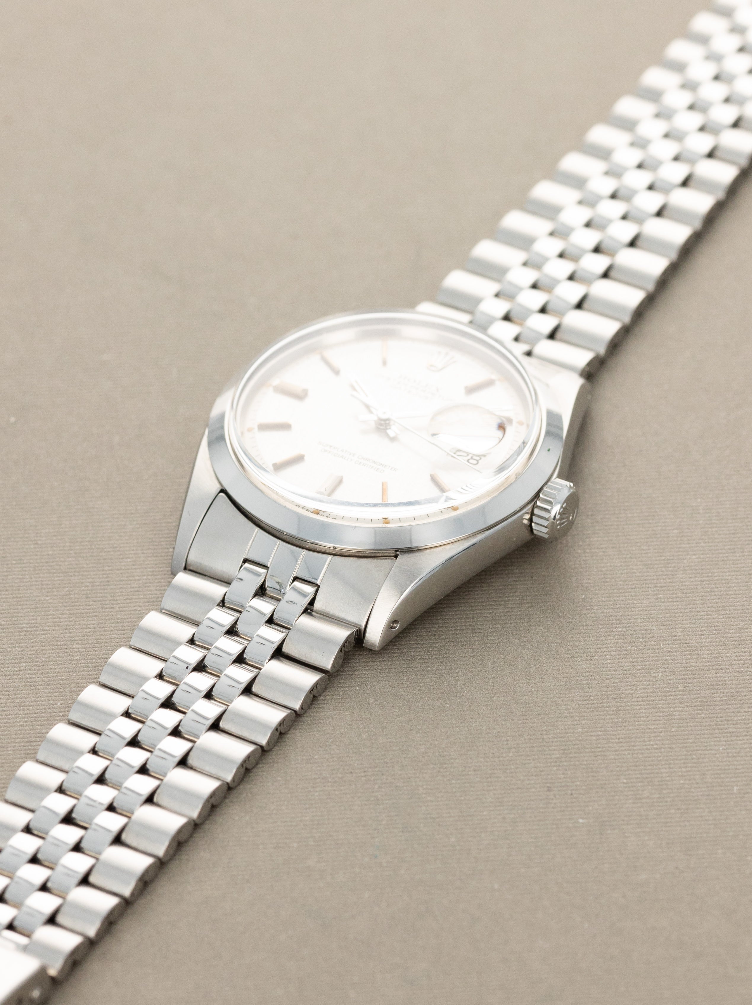 Rolex Datejust Ref. 1600 - Silver 'Linen' Dial