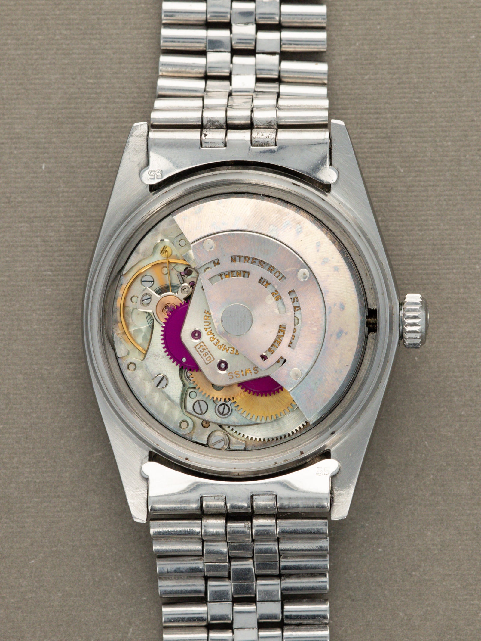 Rolex Datejust Ref. 1601 - Sunburst Silver Non-Luminous Dial
