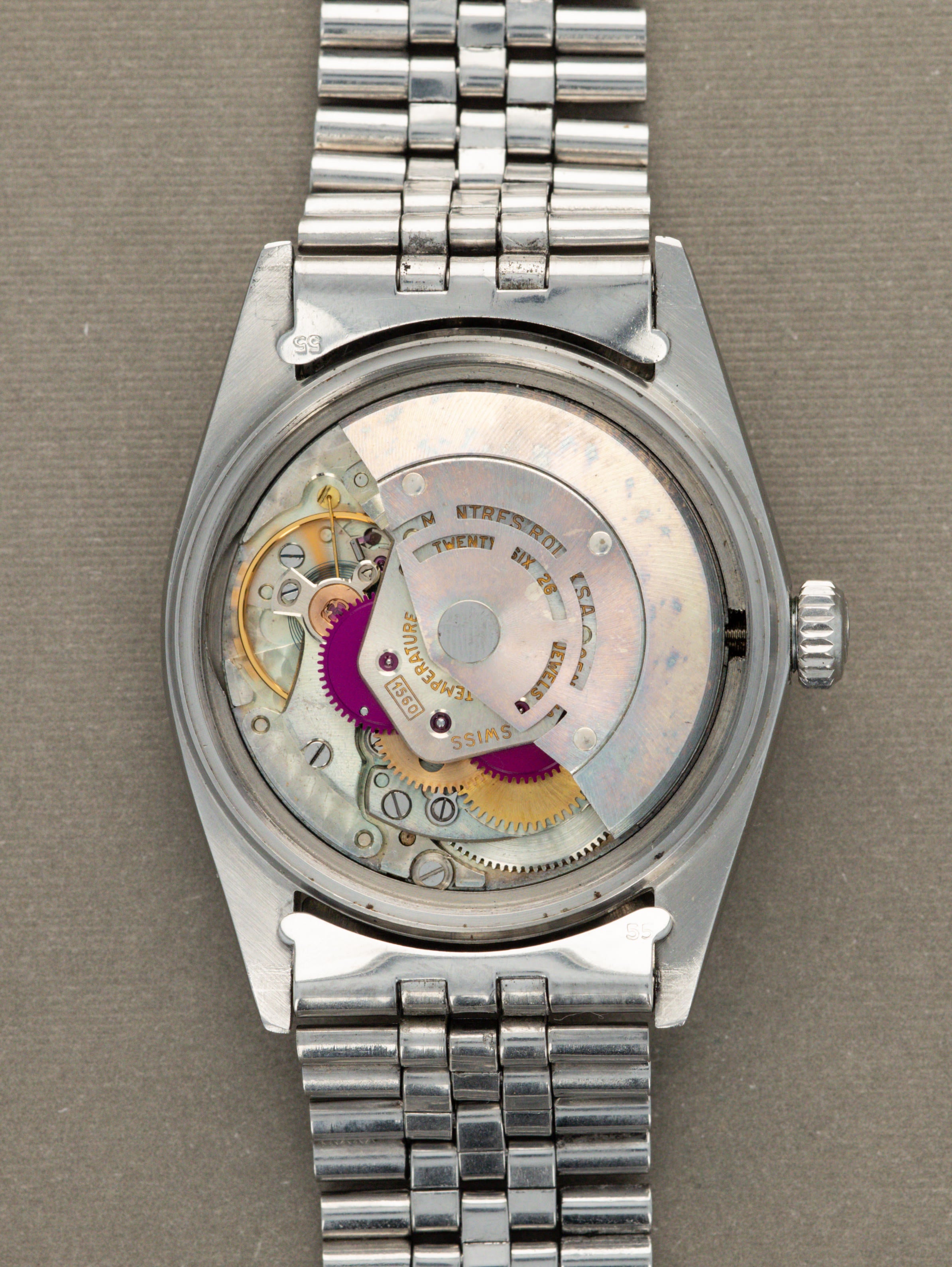 Rolex Datejust Ref. 1601 - Sunburst Silver Non-Luminous Dial