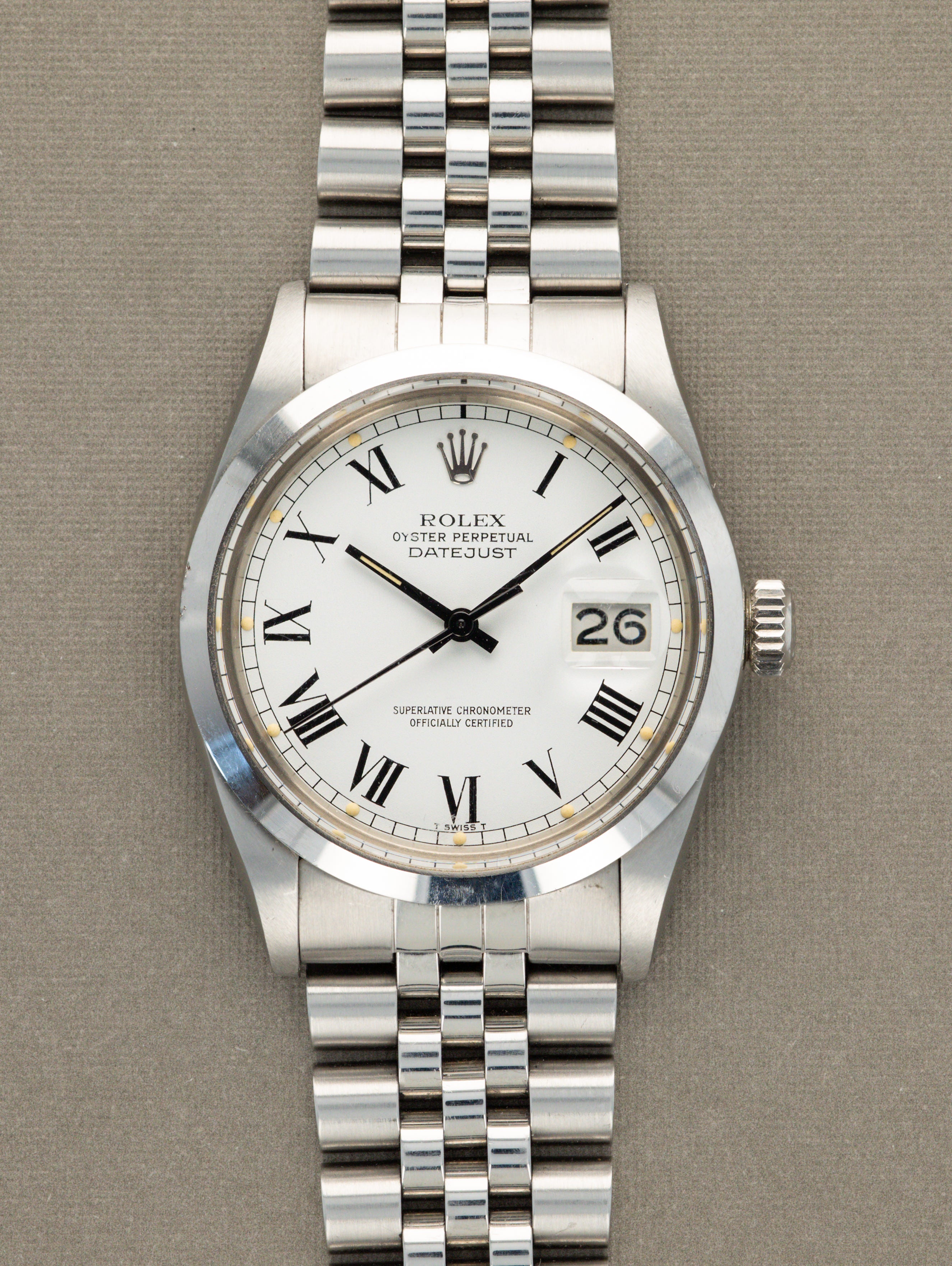 Rolex Datejust Ref. 16000 - 'Buckley' Dial Unpolished