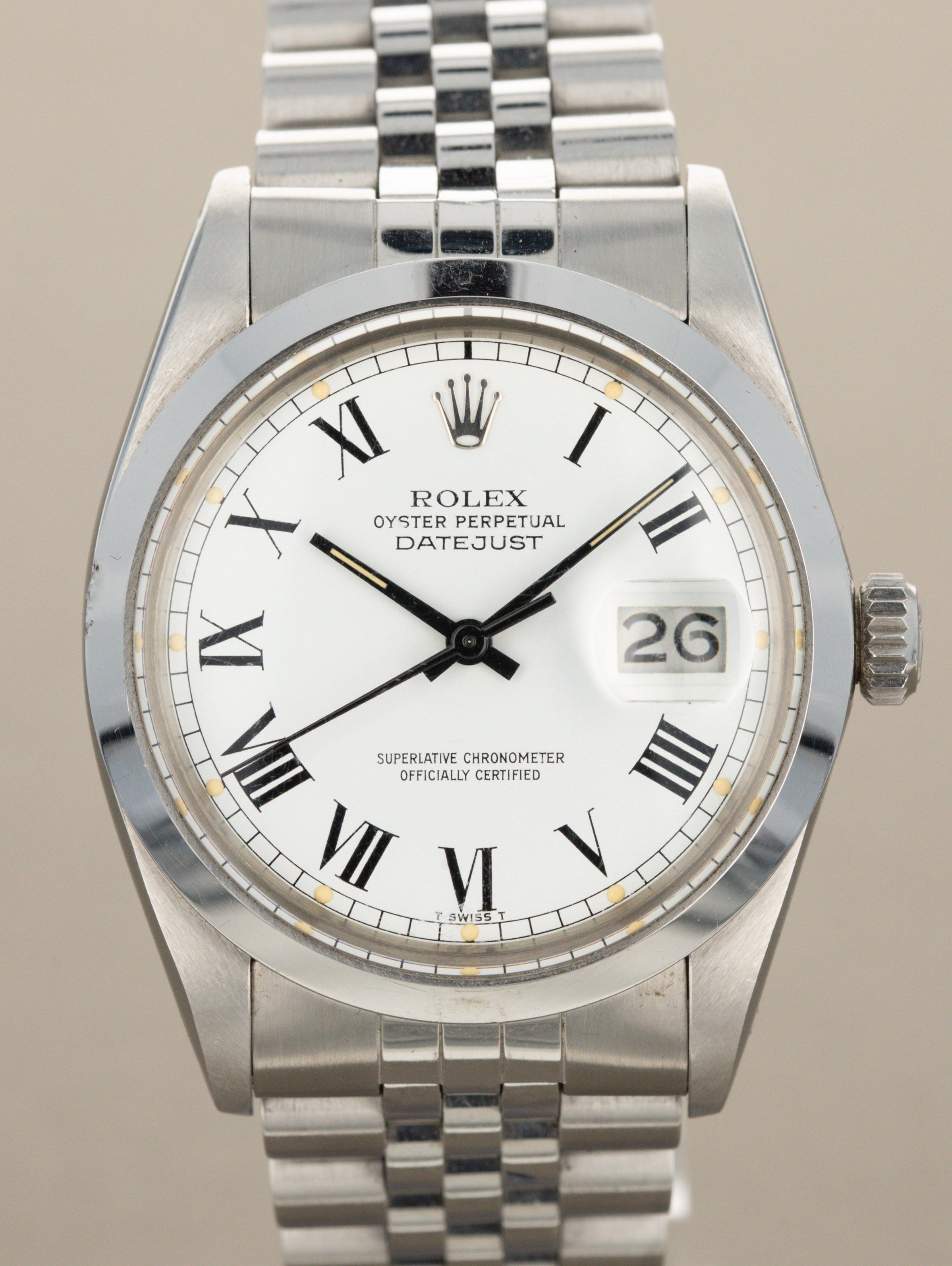 Rolex Datejust Ref. 16000 - 'Buckley' Dial Unpolished