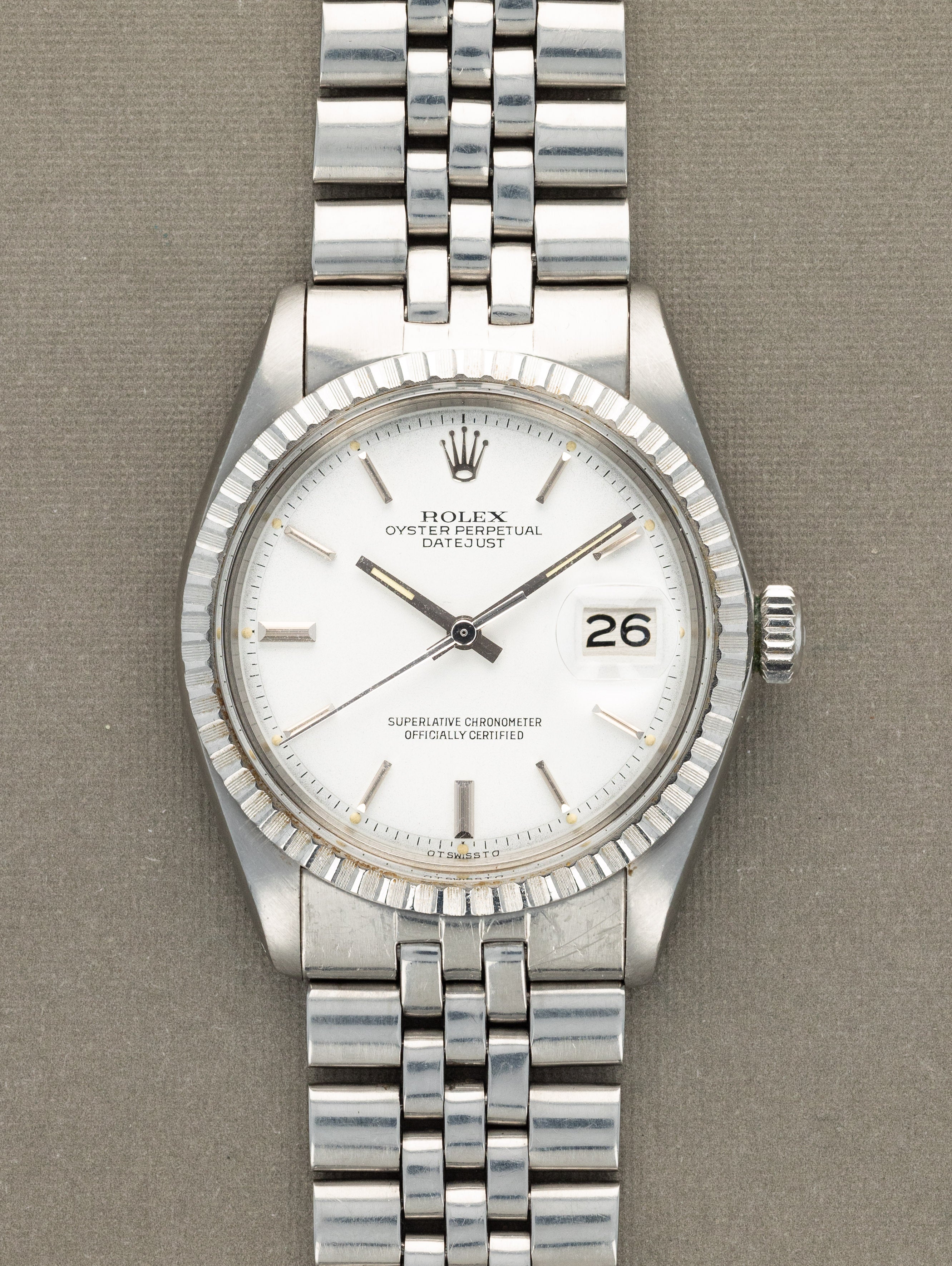 Rolex Datejust Ref. 1603 - Matte White 'Sigma' Dial