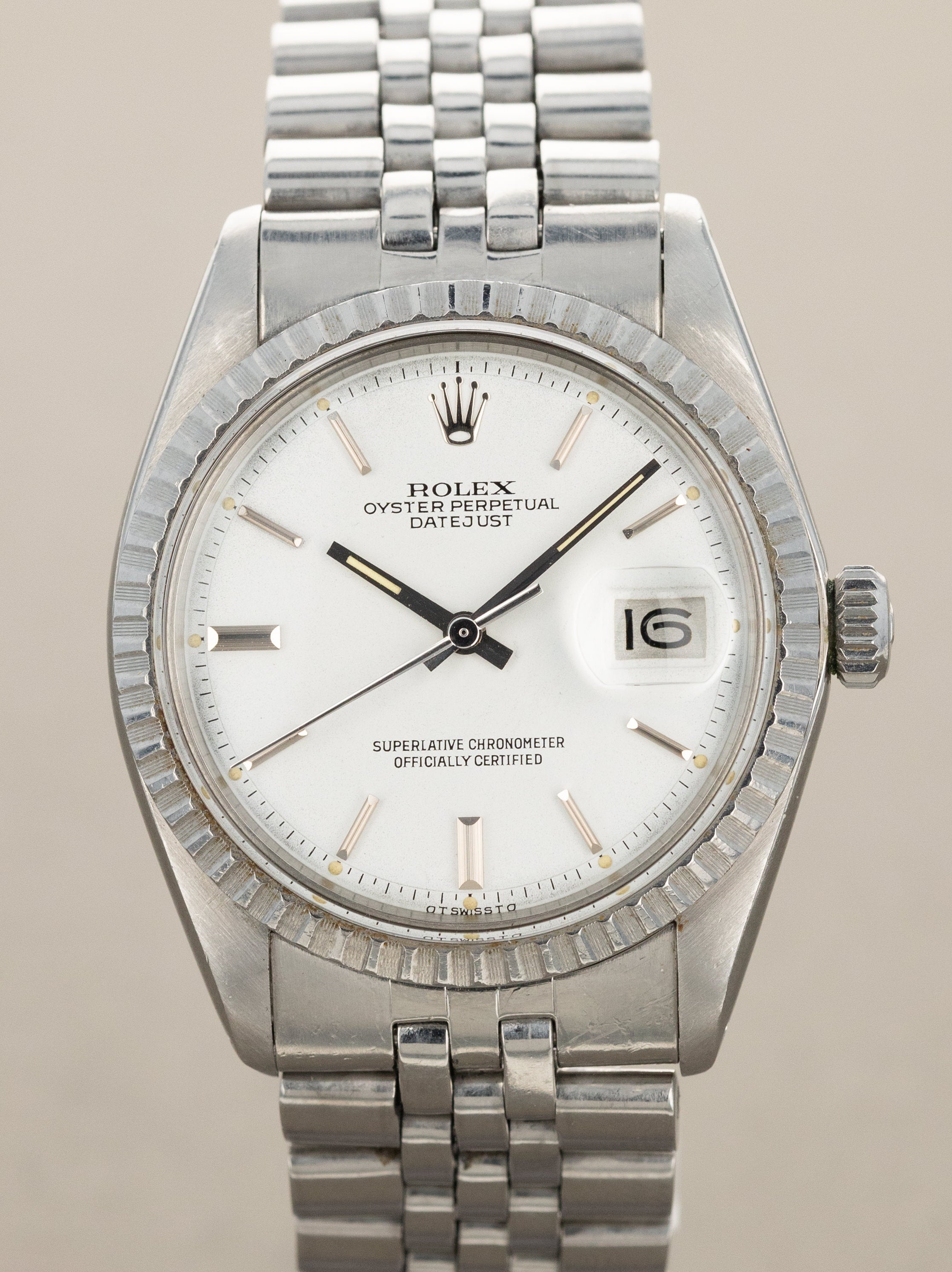 Rolex Datejust Ref. 1603 - Matte White 'Sigma' Dial