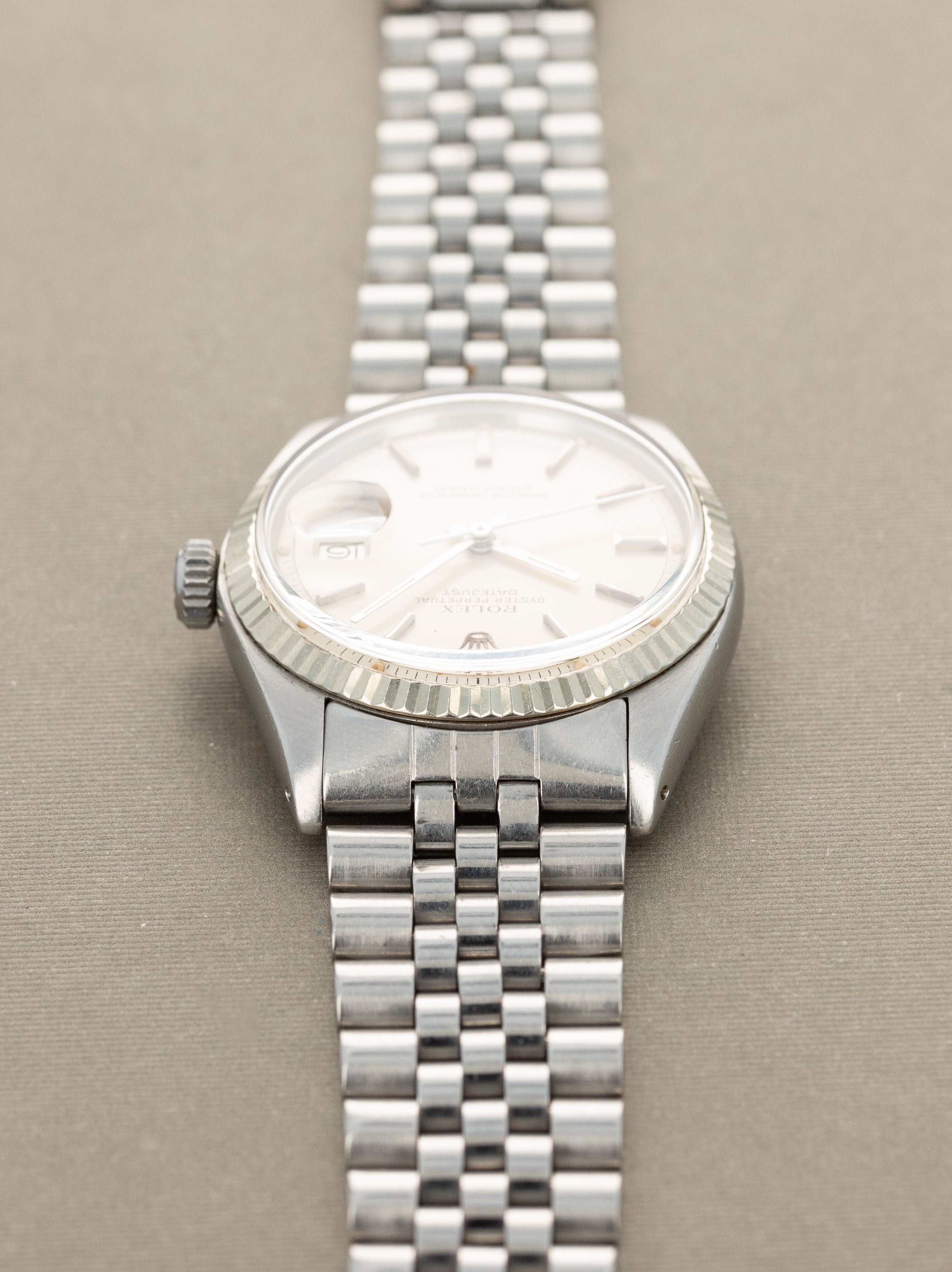 Rolex Datejust Ref. 1601 - Satin 'Cream' Silver Dial Unpolished