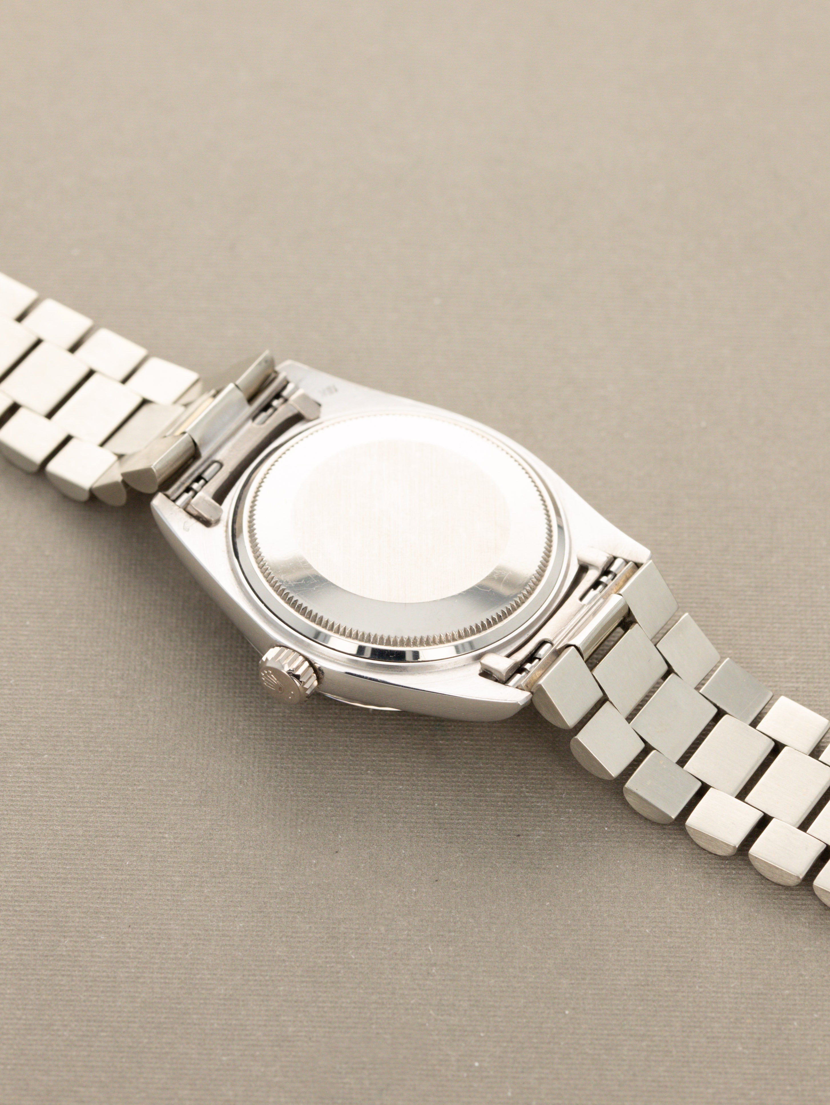 Rolex Datejust Ref. 1601/9 White Gold - Gilt 'Wood' Tropical Dial