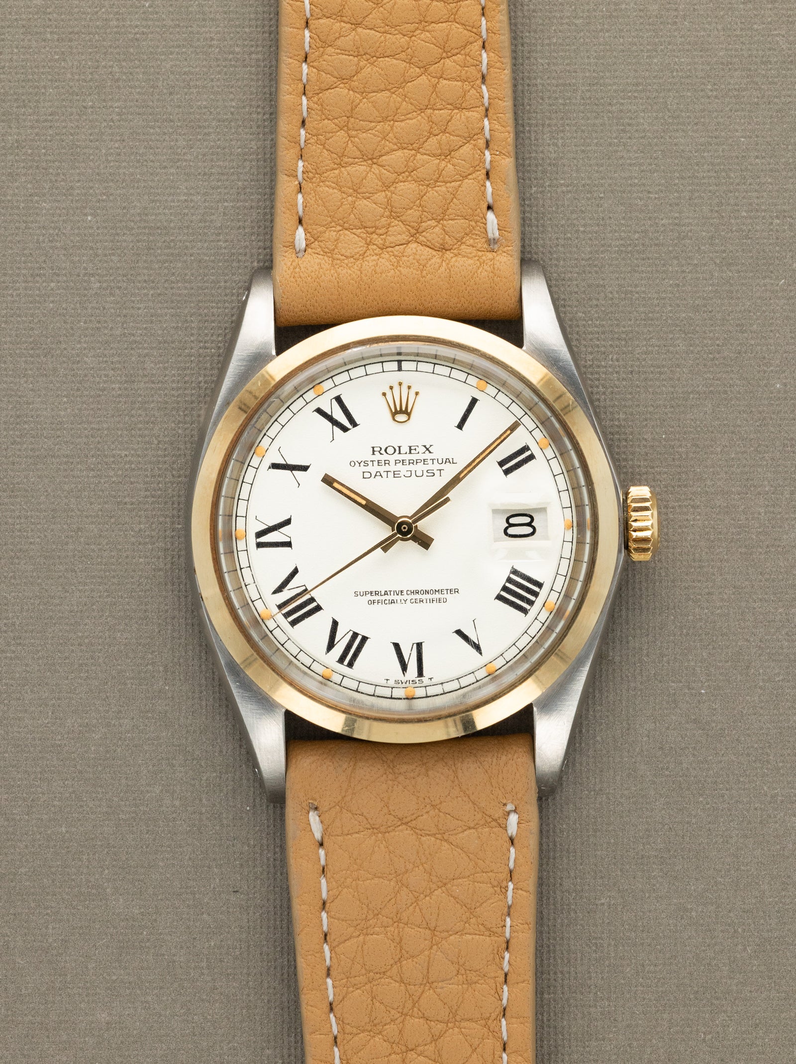 Rolex Datejust Ref. 1600/3 - White 'Buckley' Dial