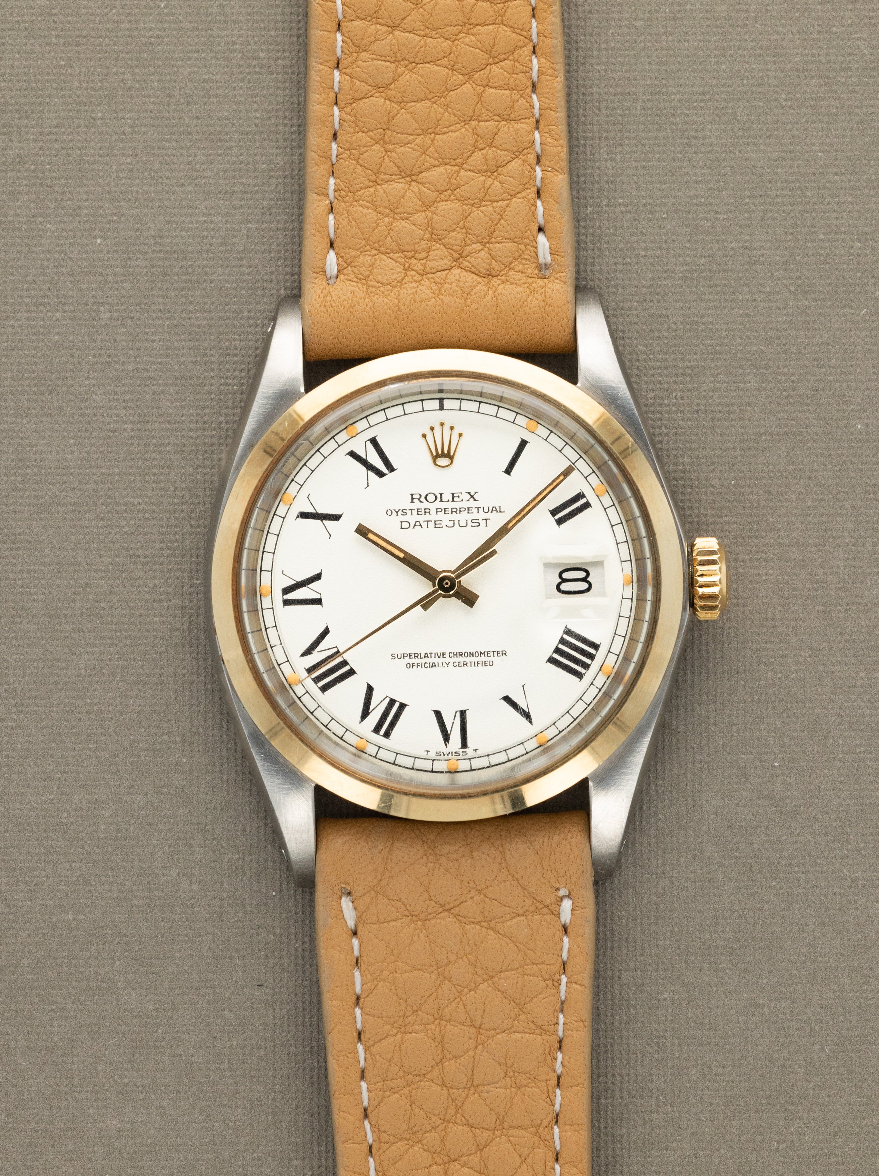 Rolex Datejust Ref. 1600/3 - White 'Buckley' Dial