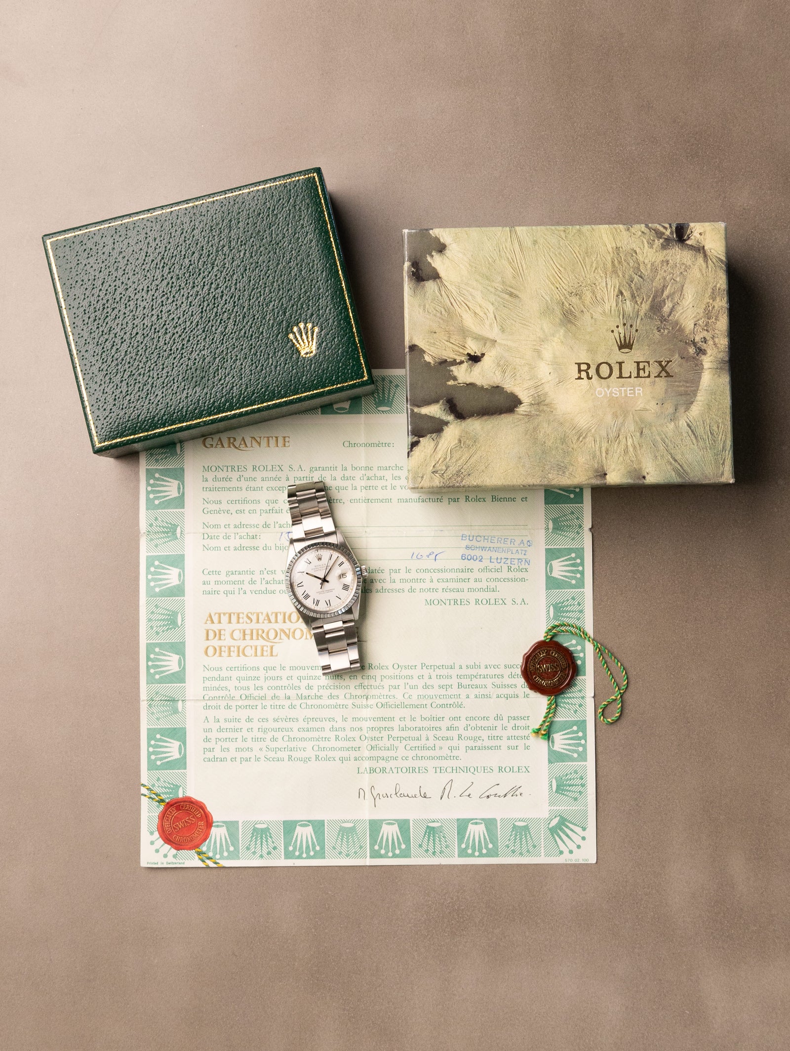Rolex Datejust Ref. 16030 - White 'Buckley' Dial W/ Box & Papers