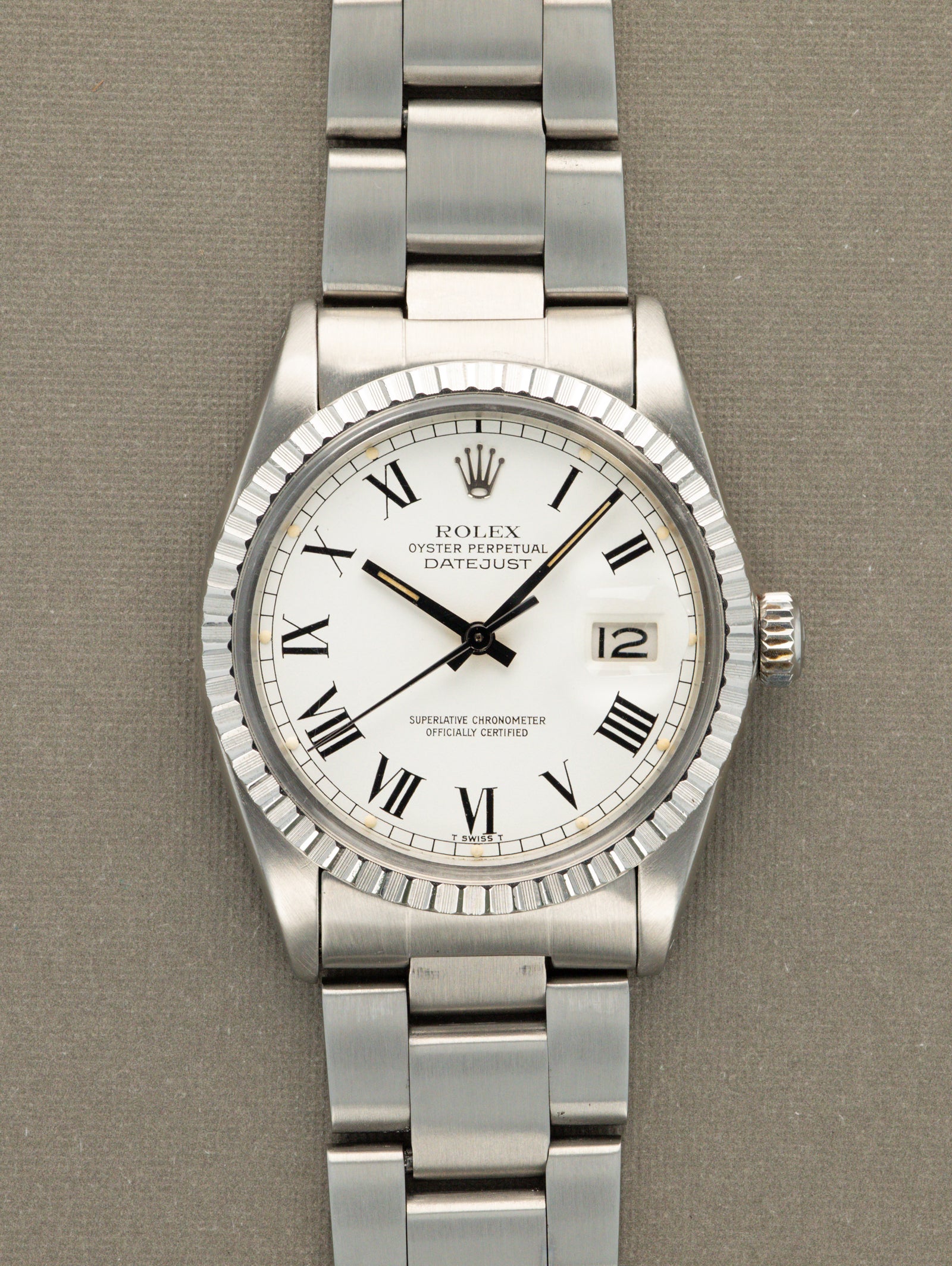 Rolex Datejust Ref. 16030 - White 'Buckley' Dial W/ Box & Papers