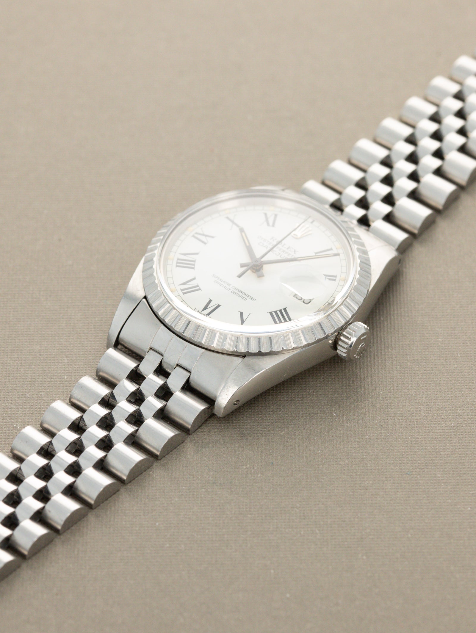 Rolex Datejust Ref. 16030 - White 'Buckley' Dial Unpolished