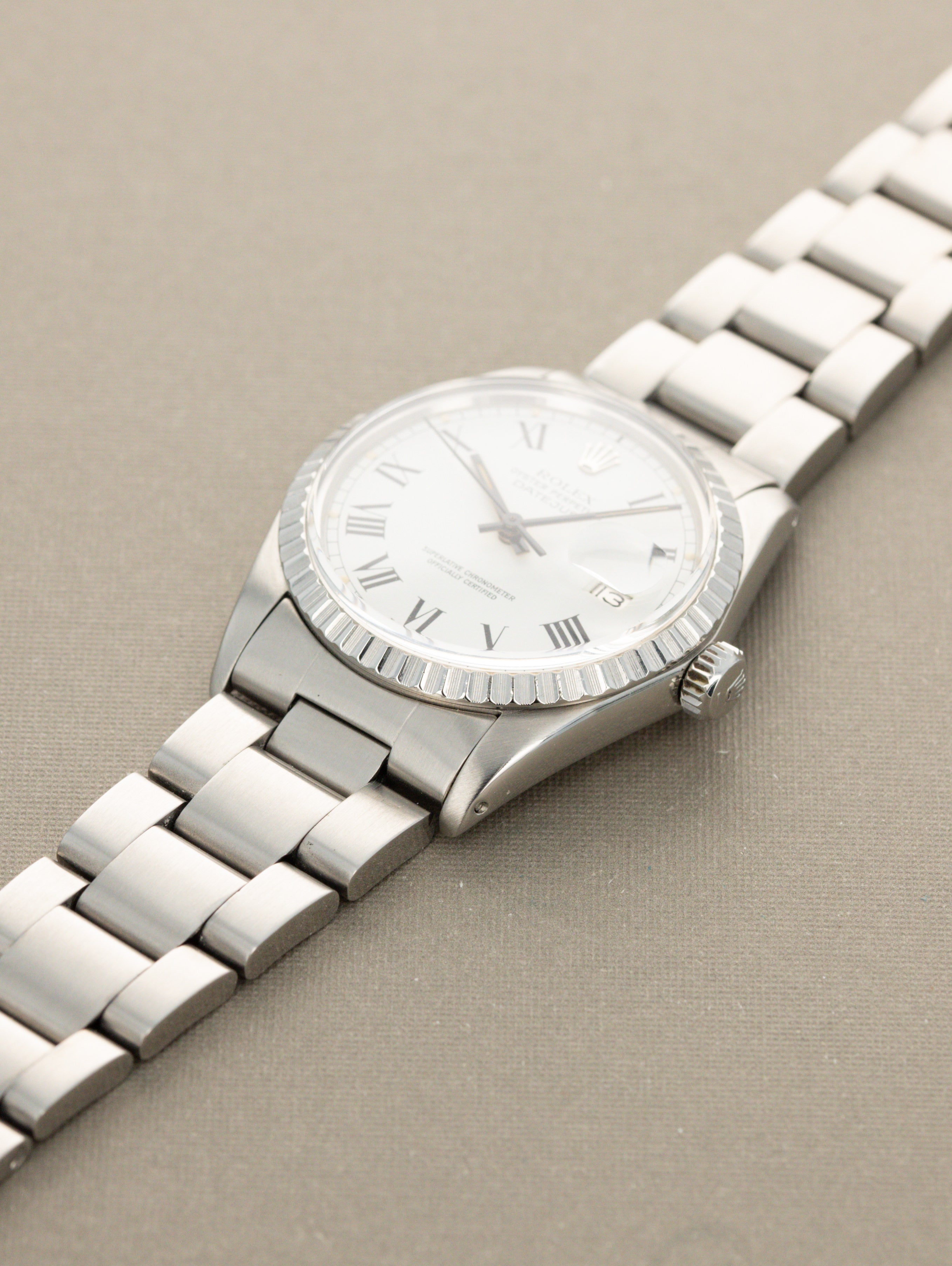 Rolex Datejust Ref. 16030 - White 'Buckley' Dial W/ Box & Papers