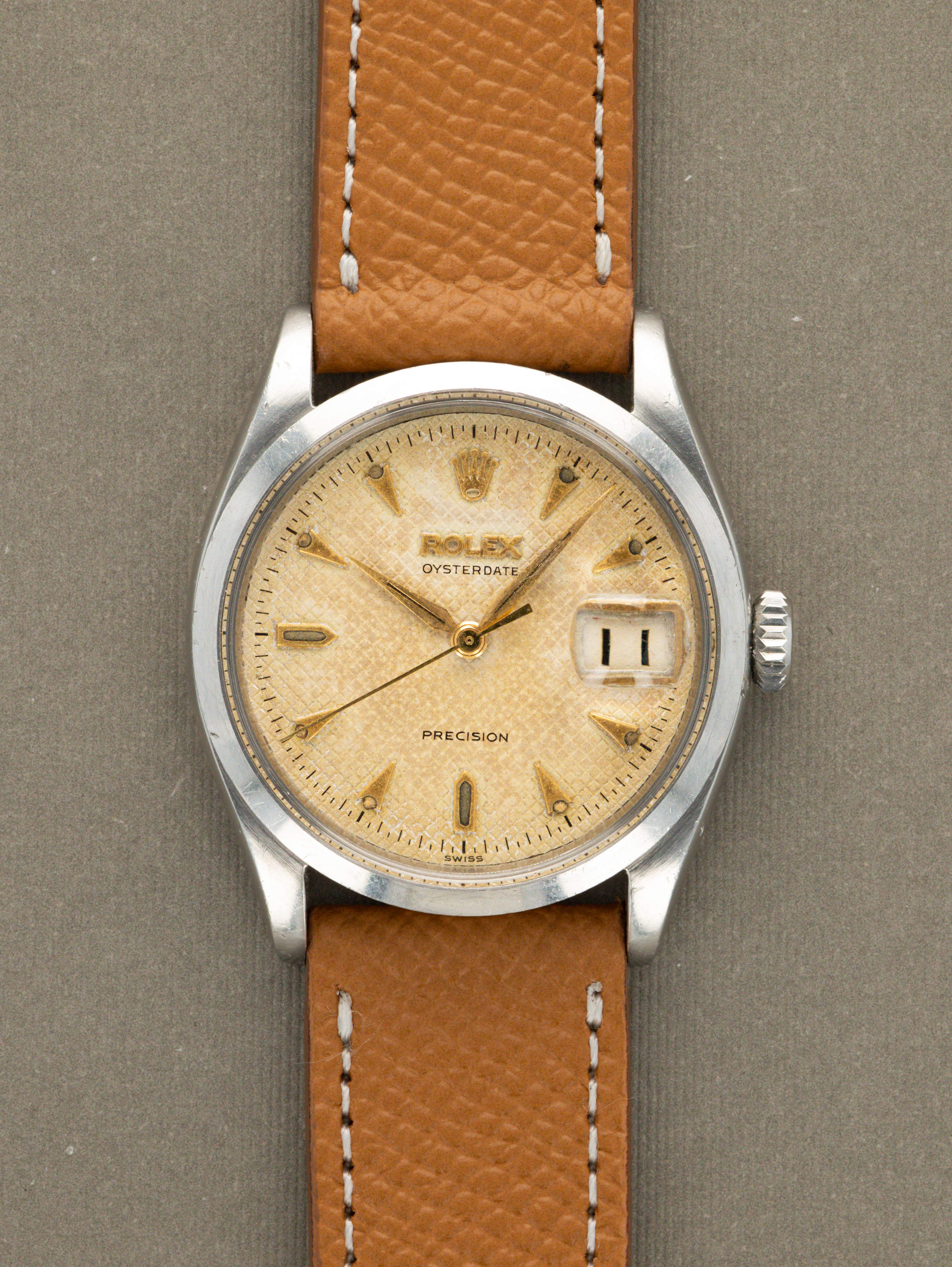 Rolex Oysterdate Precision Ref. 6294 - Patina 'Honeycomb' Dial