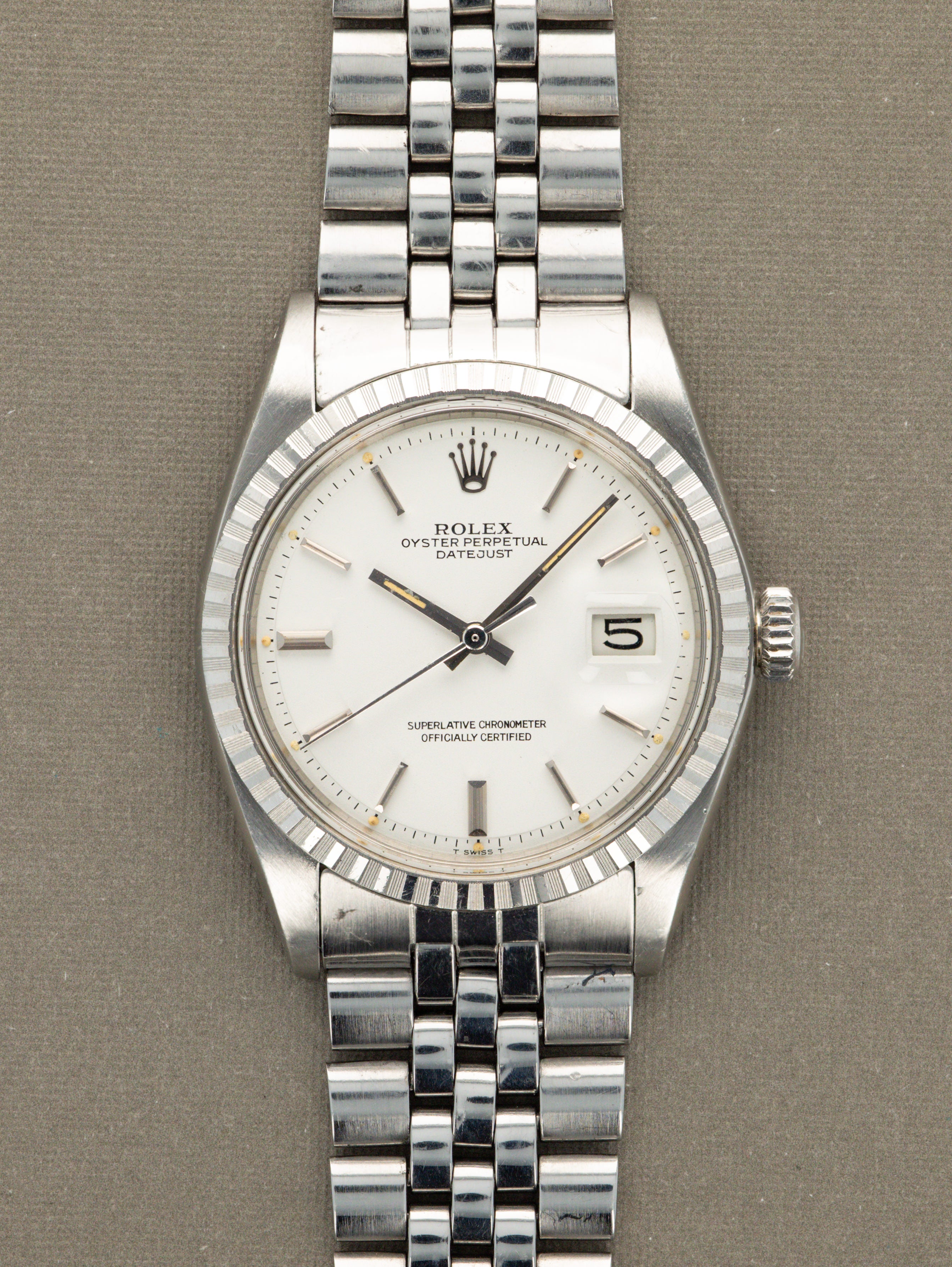 Rolex Datejust Ref. 1603 - Matte White Dial Unpolished