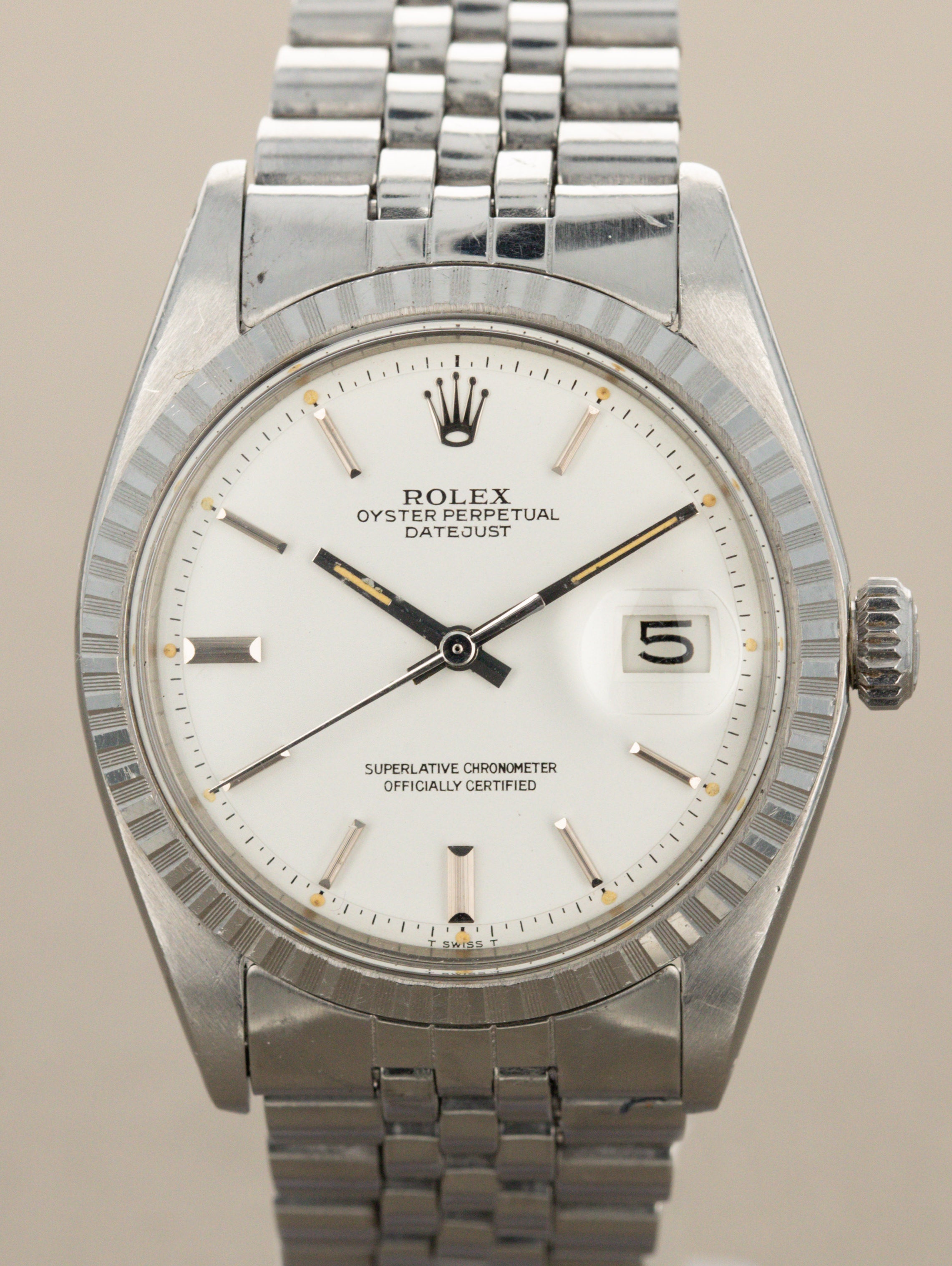 Rolex Datejust Ref. 1603 - Matte White Dial Unpolished