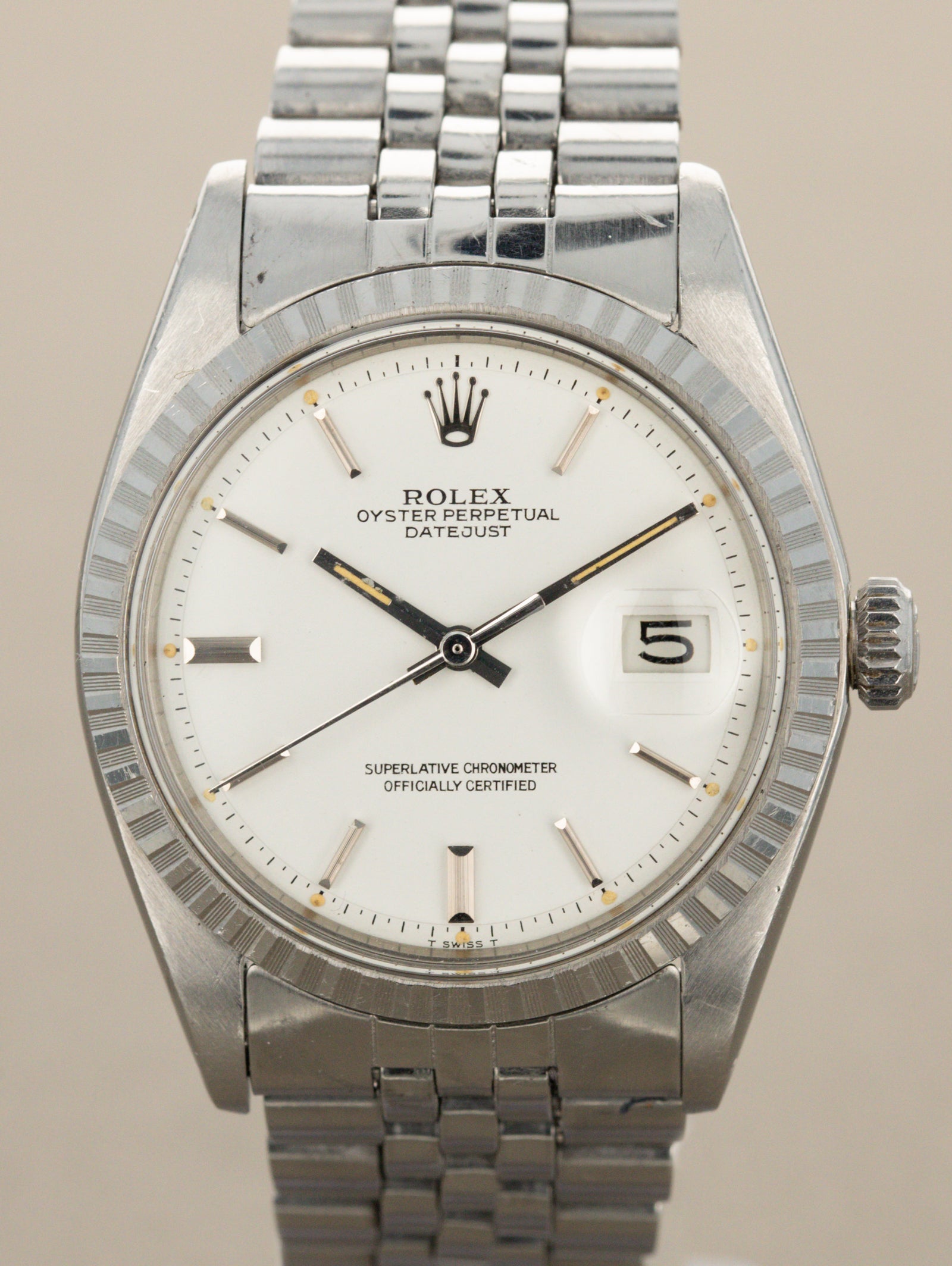 Rolex Datejust Ref. 1603 - Matte White Dial Unpolished