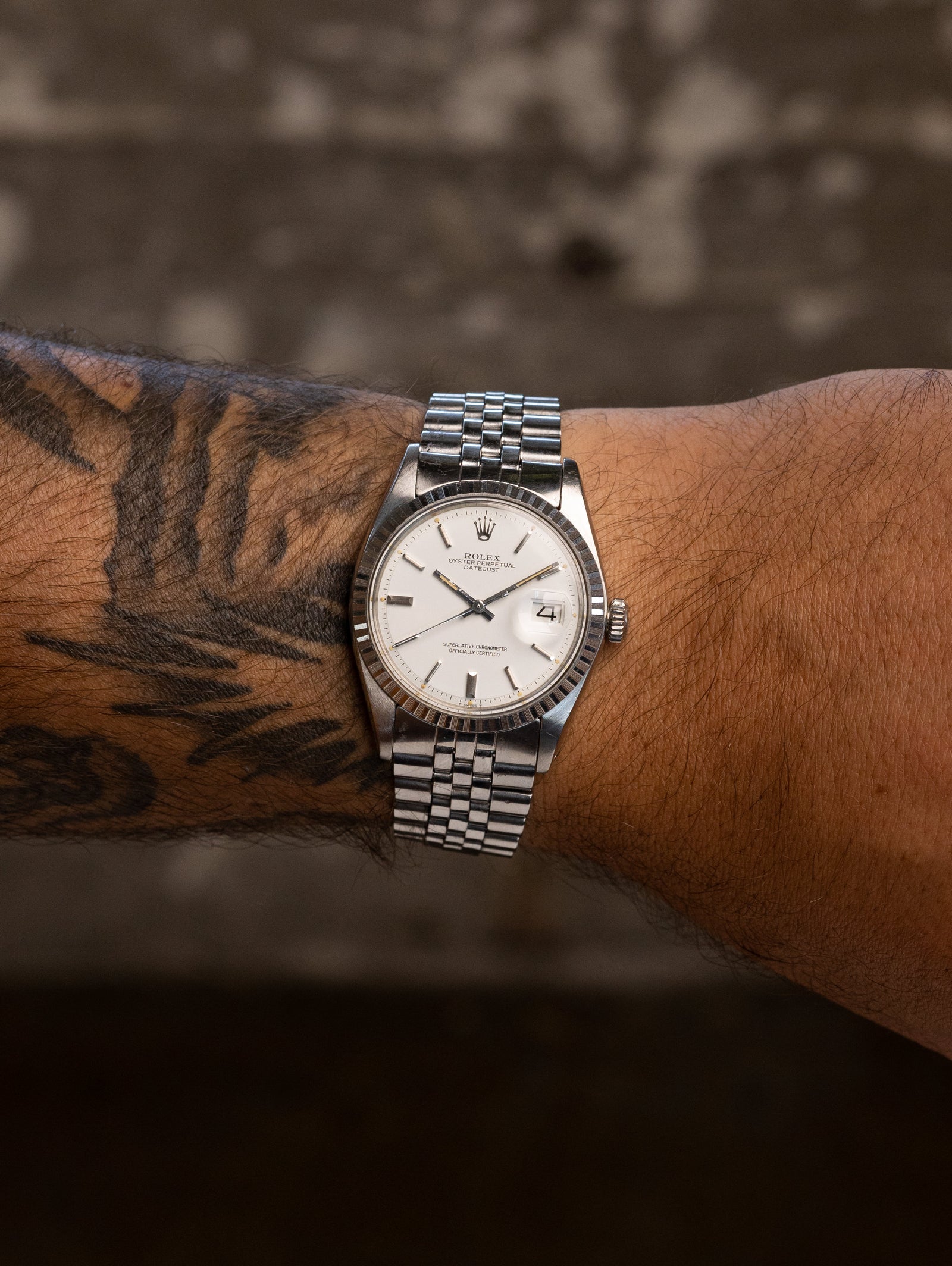 Rolex Datejust Ref. 1603 - Matte White Dial Unpolished