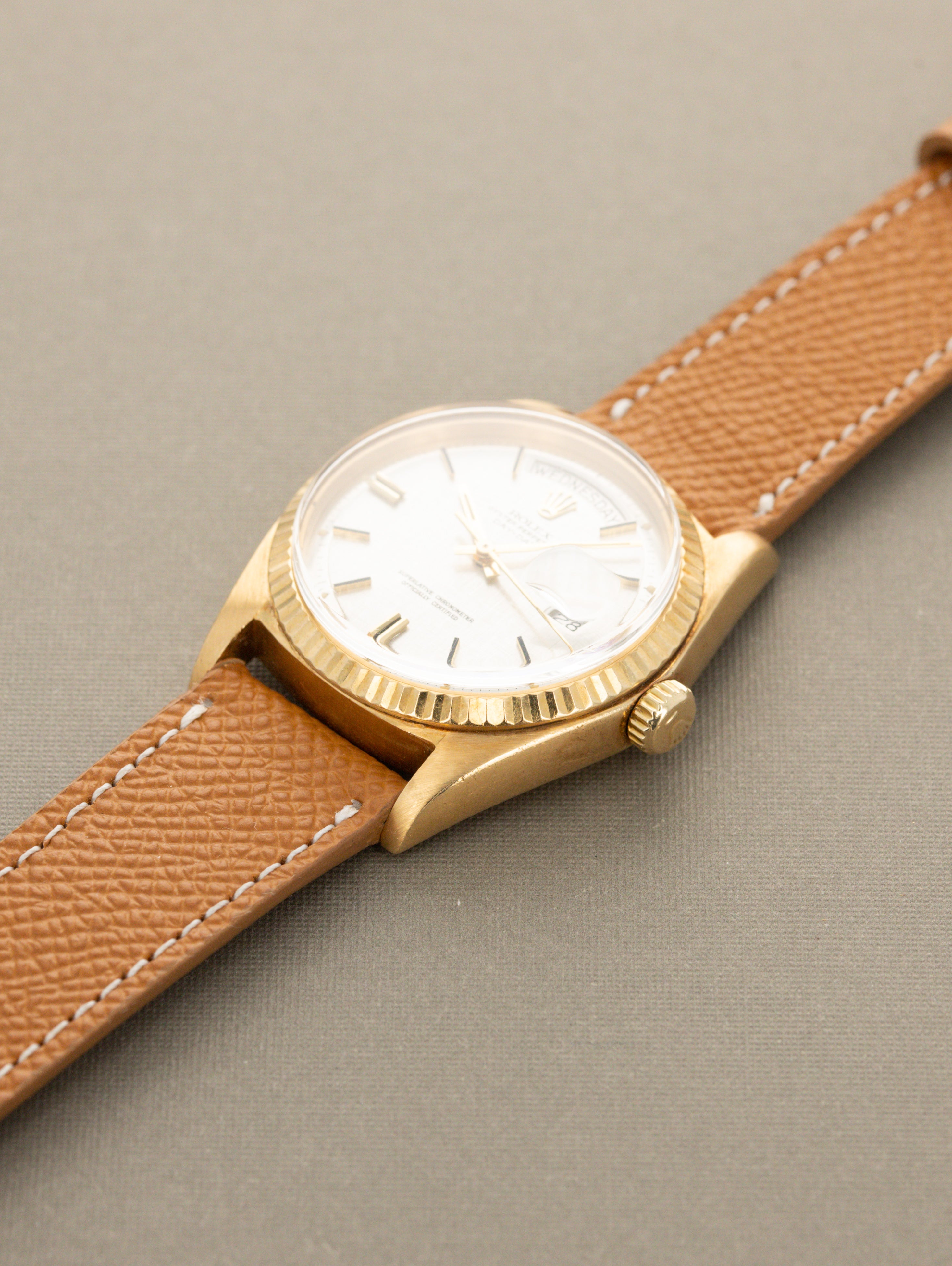 Rolex Day-Date Ref. 1803 - Silver 'Linen Sigma' Dial