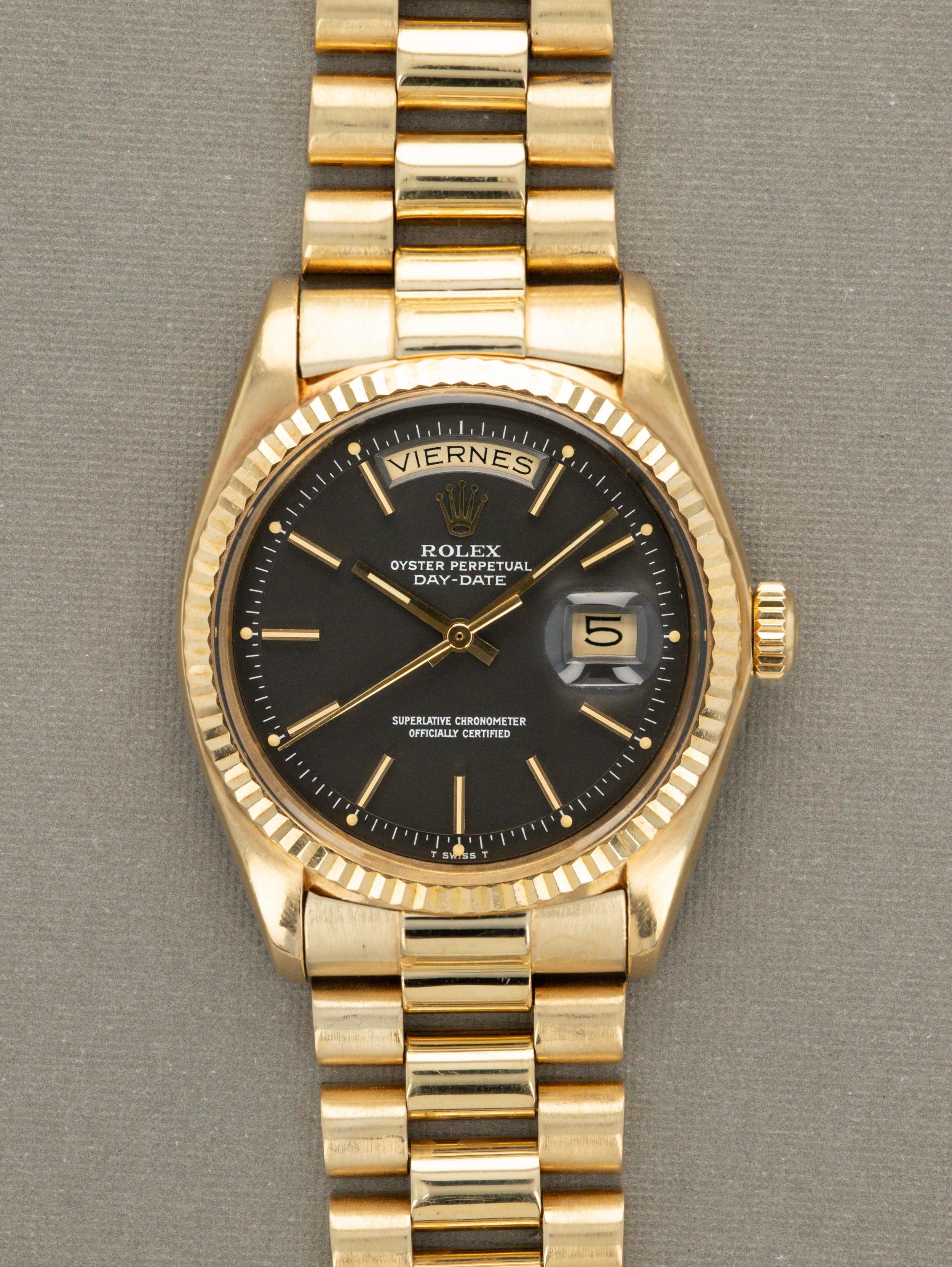 Rolex Day-Date Ref. 1803 - Anthracite Dial with Kit
