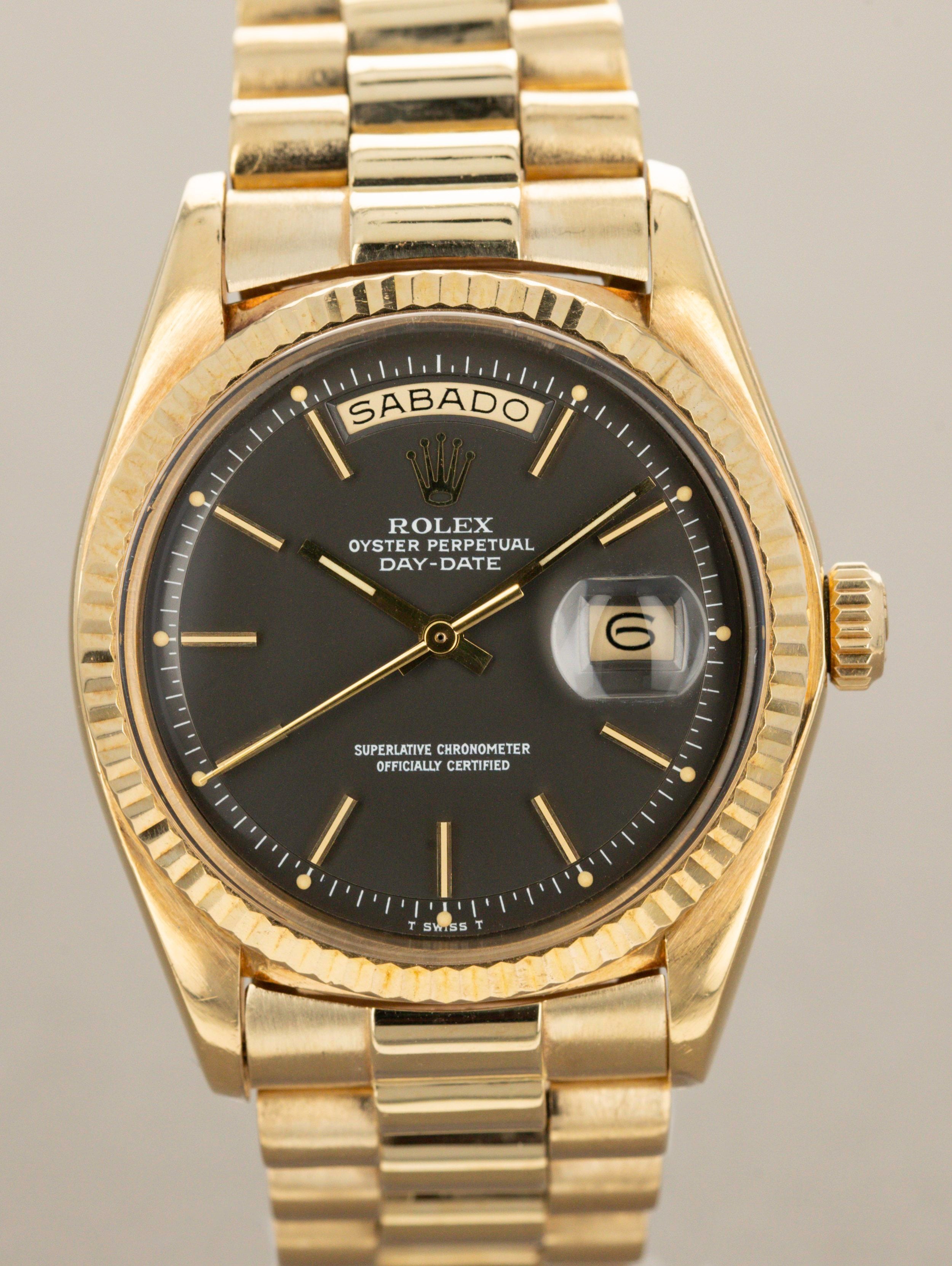 Rolex Day Date Ref. 1803 Anthracite Dial with Kit