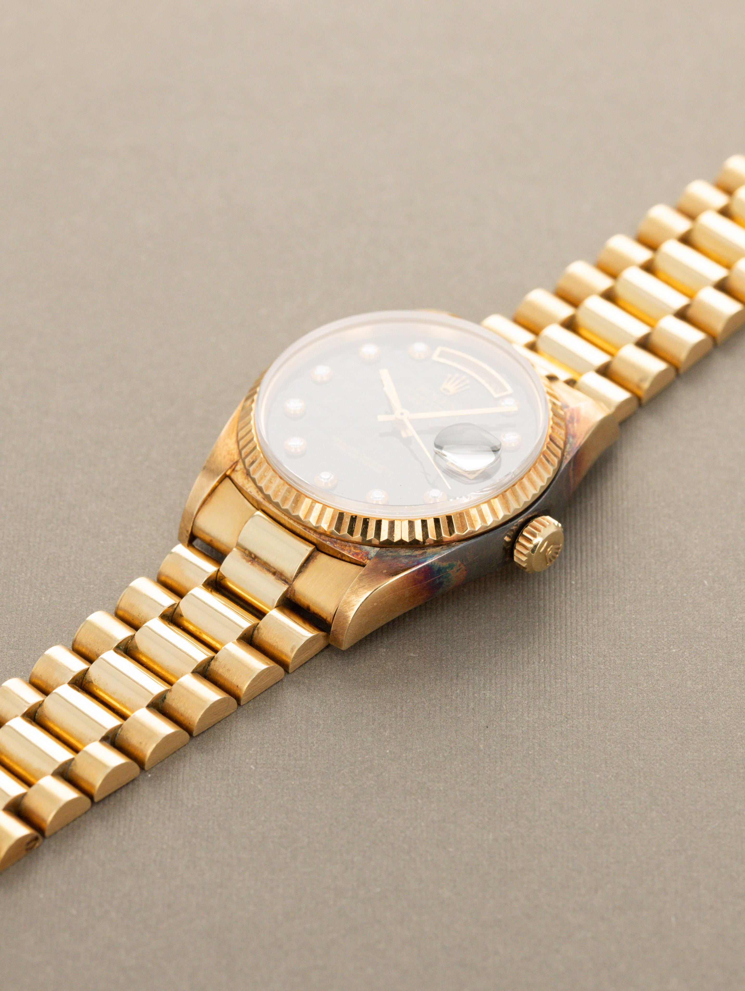 Rolex Day-Date Ref. 18038 - 'Onyx Pyramid' Dial Unpolished