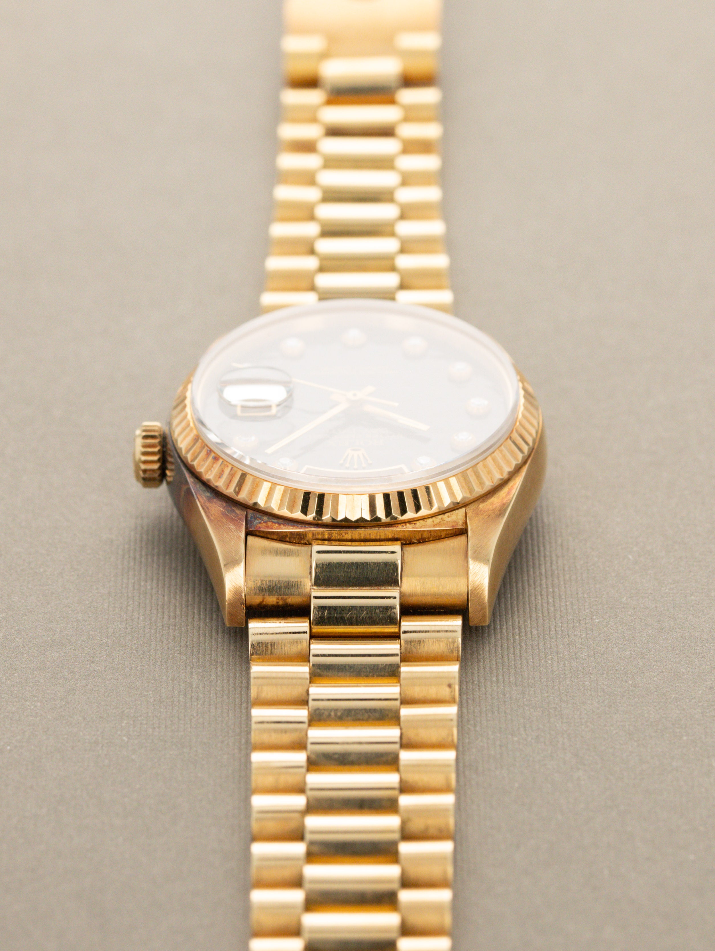 Rolex Day-Date Ref. 18038 - 'Onyx Pyramid' Dial Unpolished