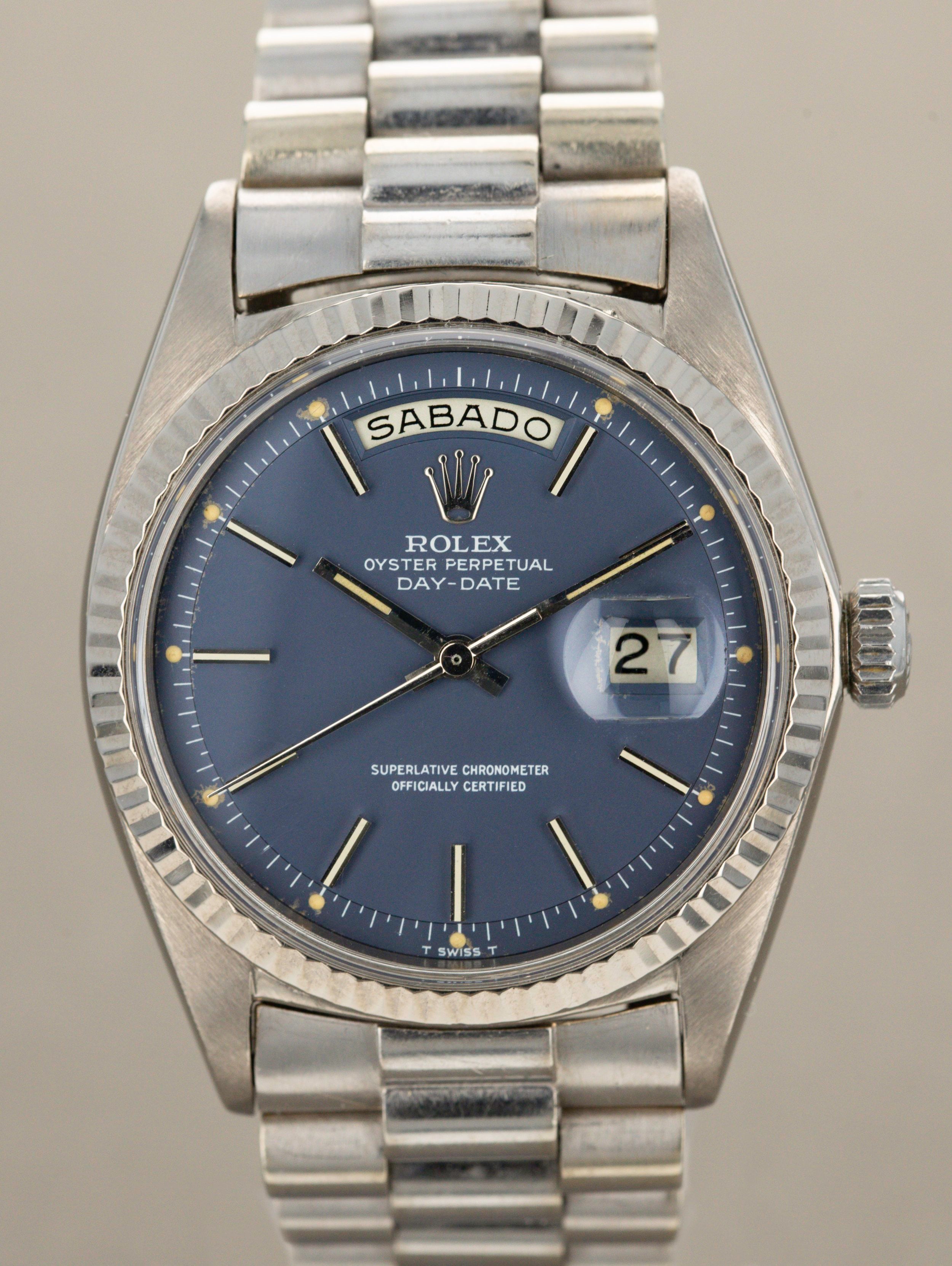 Rolex Day-Date Ref. 1803 - White Gold Blue Dial
