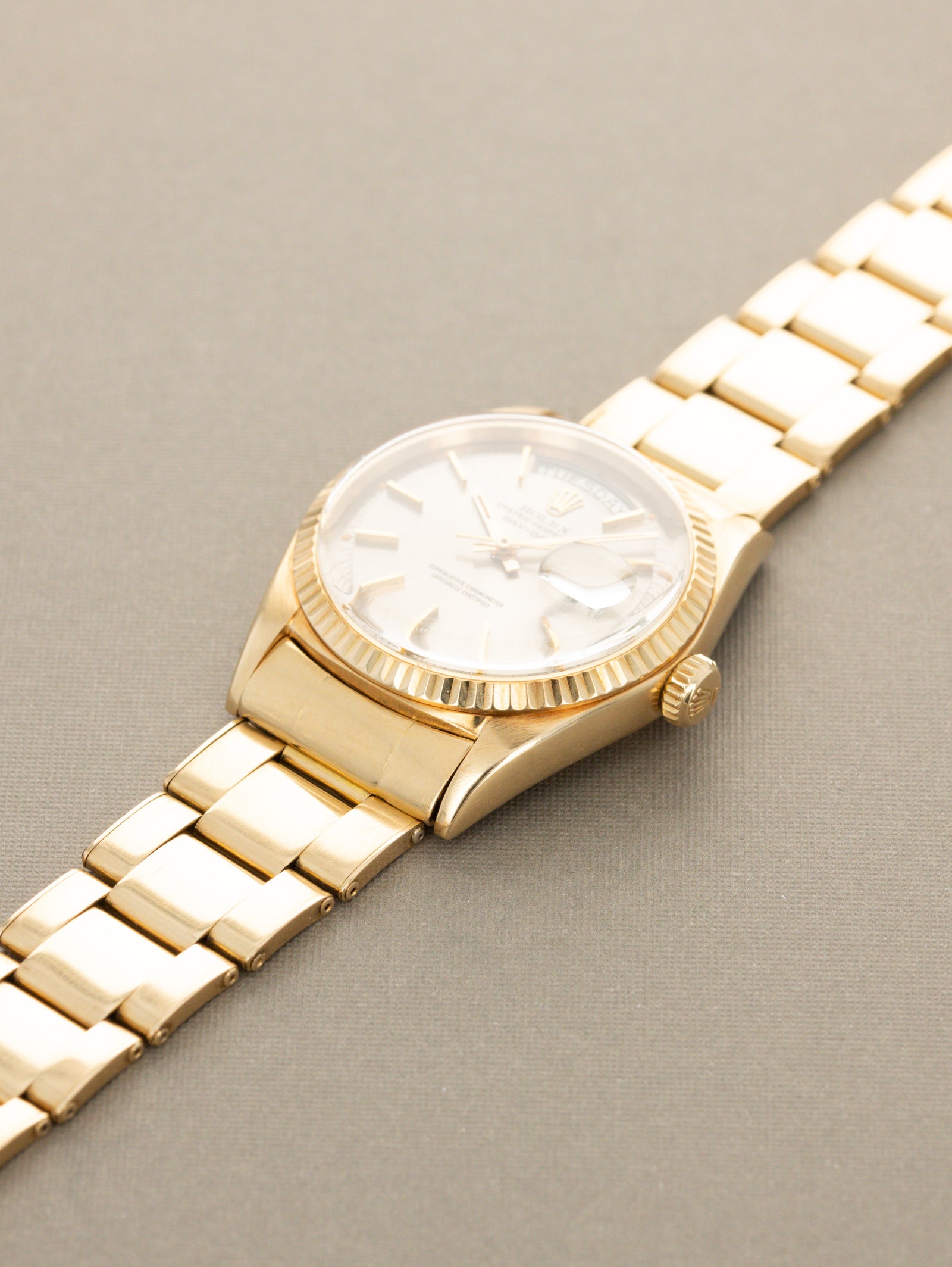 Rolex Day-Date Ref. 1803 - Sunburst Grey Dial w/ Box & Papers