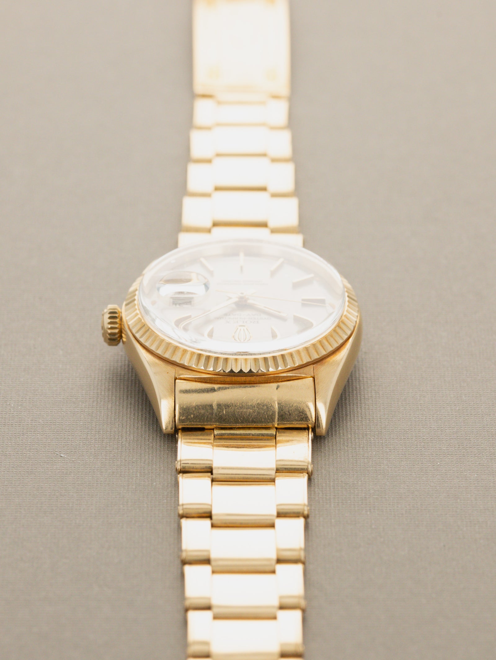 Rolex Day-Date Ref. 1803 - Sunburst Grey Dial w/ Box & Papers