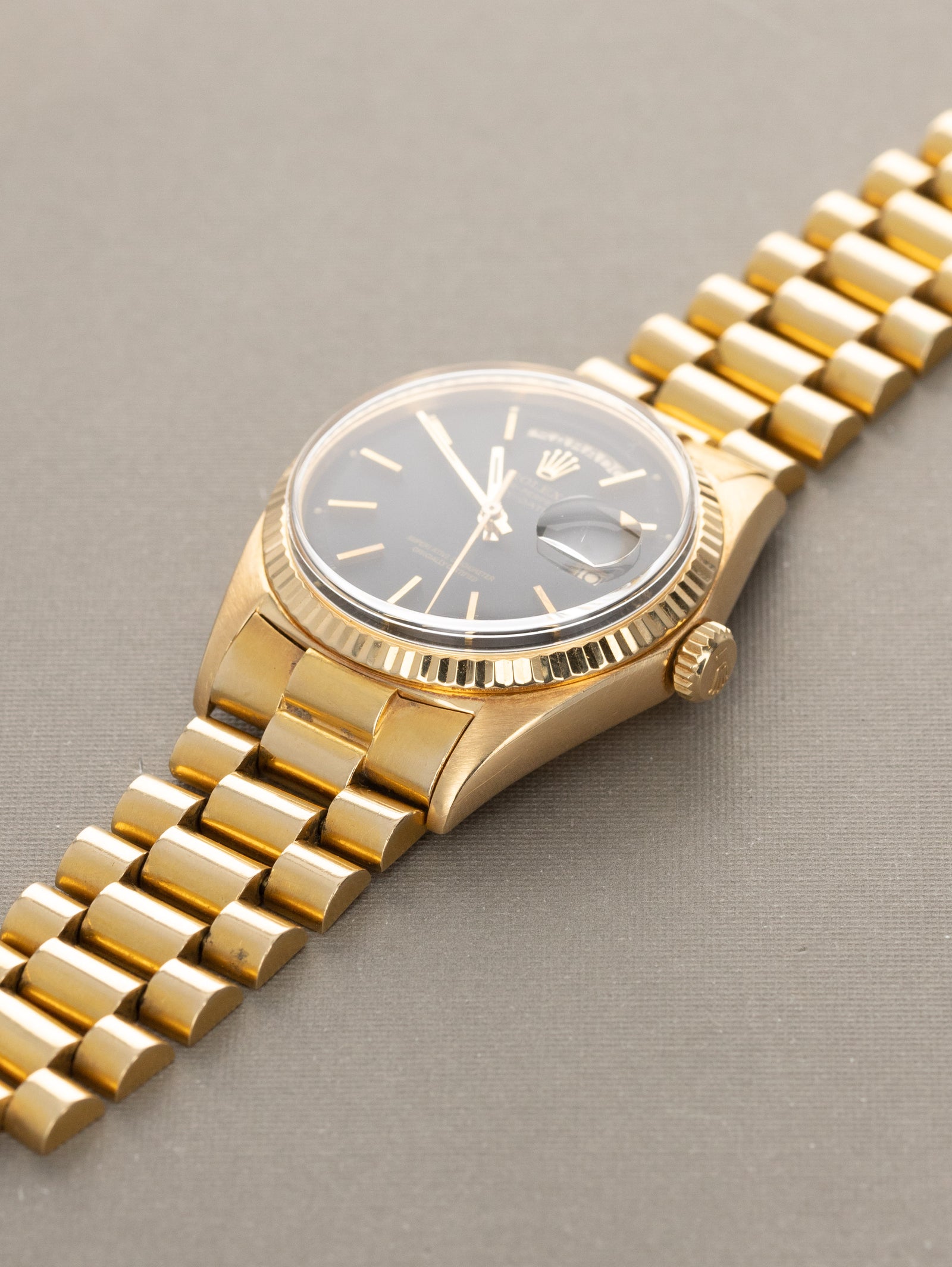 Rolex Day-Date Ref. 1803 - Matte Black Dial