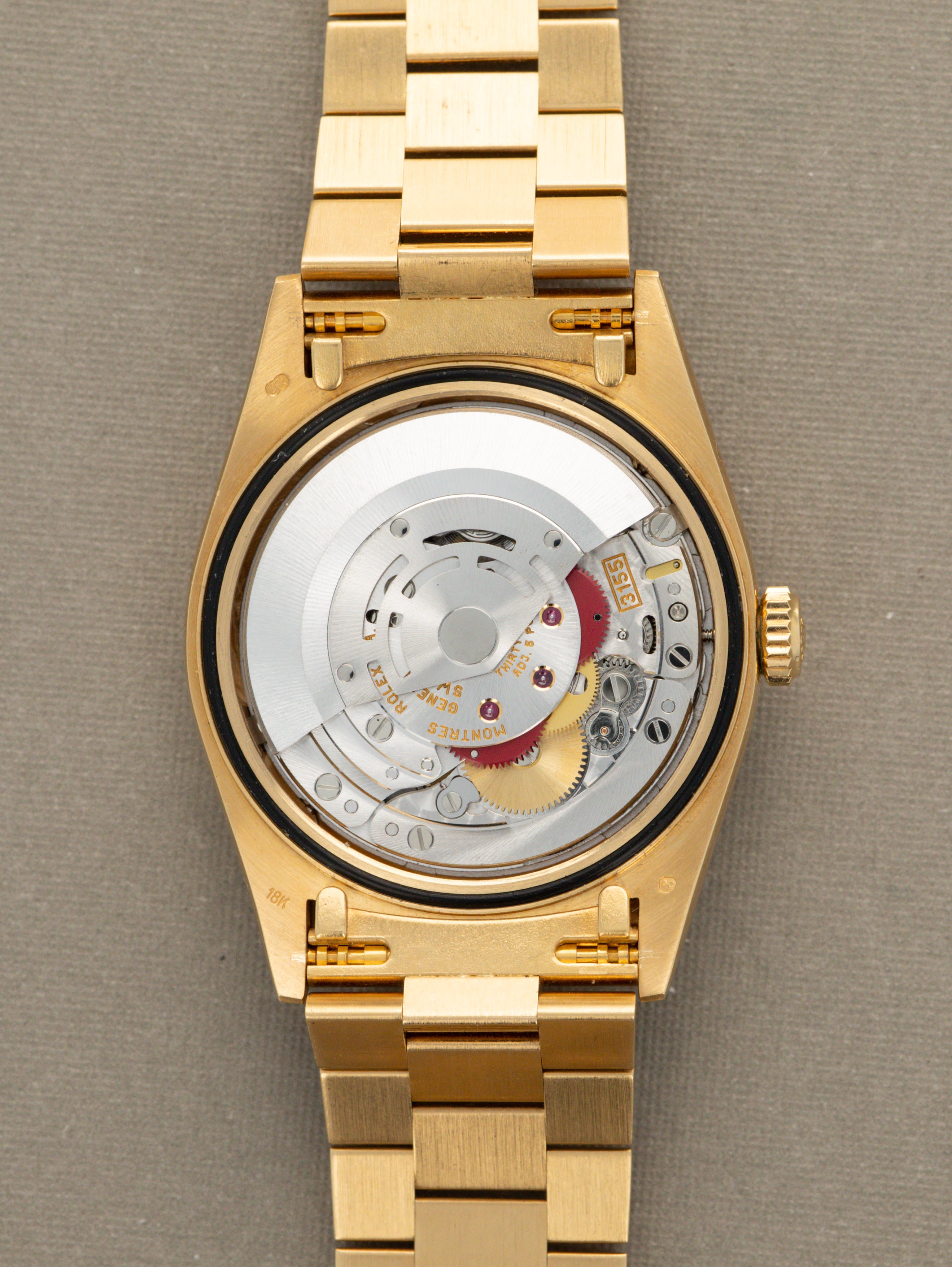Rolex Day-Date Ref. 18238 - Black 'Sunburst' Dial Unpolished W/ Box & Papers