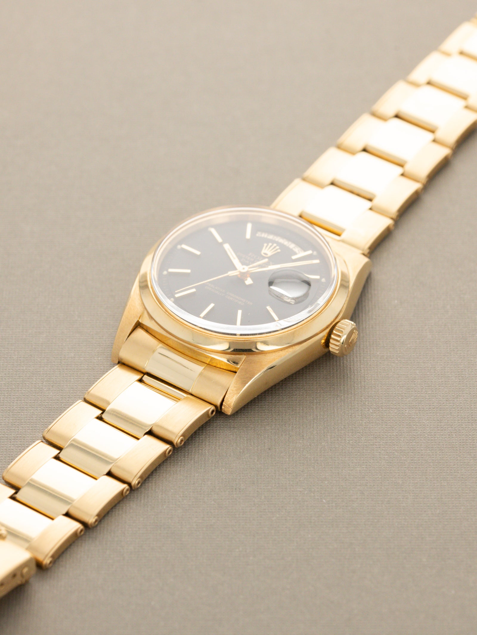 Rolex Day-Date Ref. 1802 - Matte Black Dial