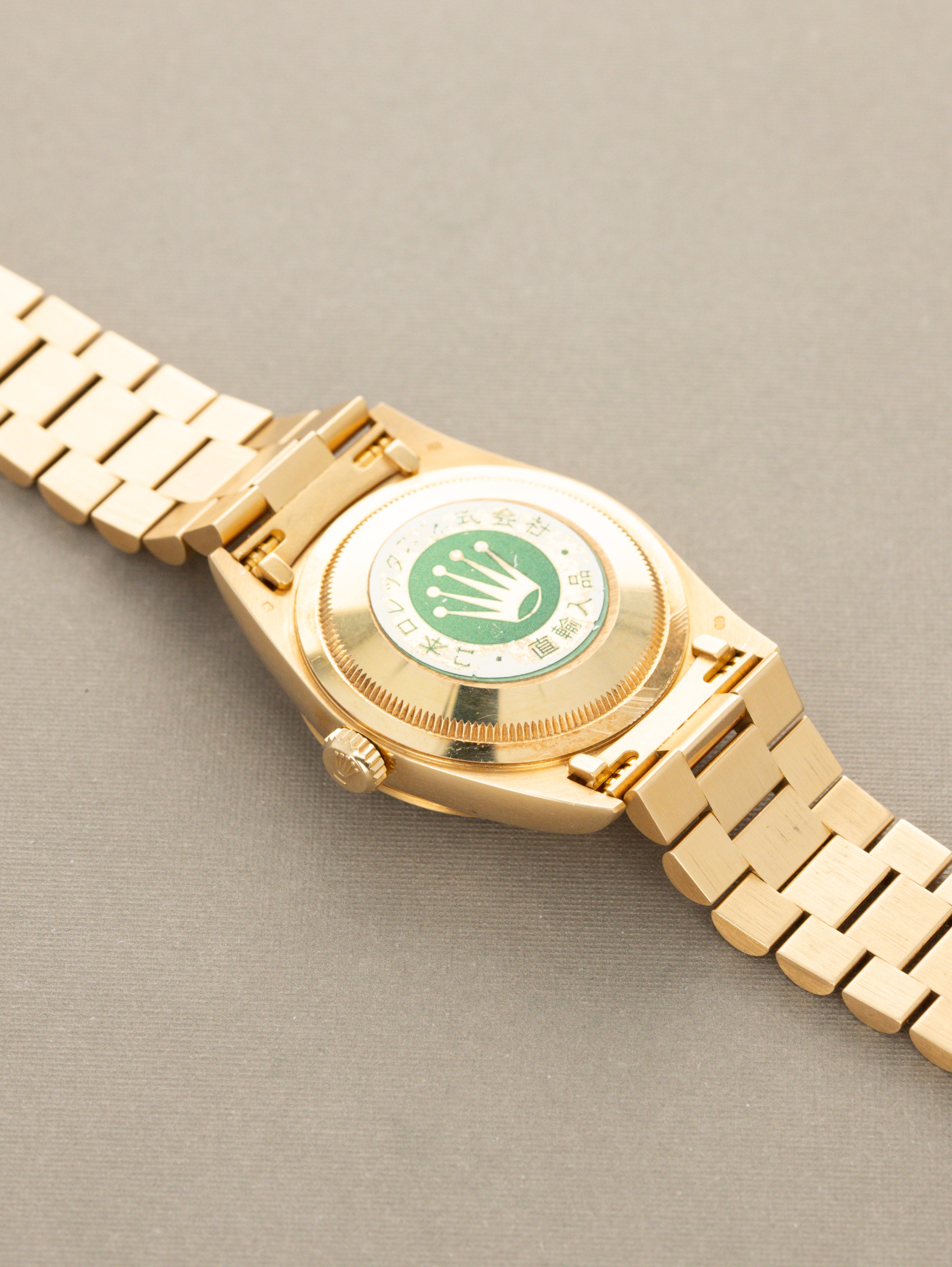 Rolex Day-Date Ref. 18238 - Black 'Sunburst' Dial Unpolished W/ Box & Papers