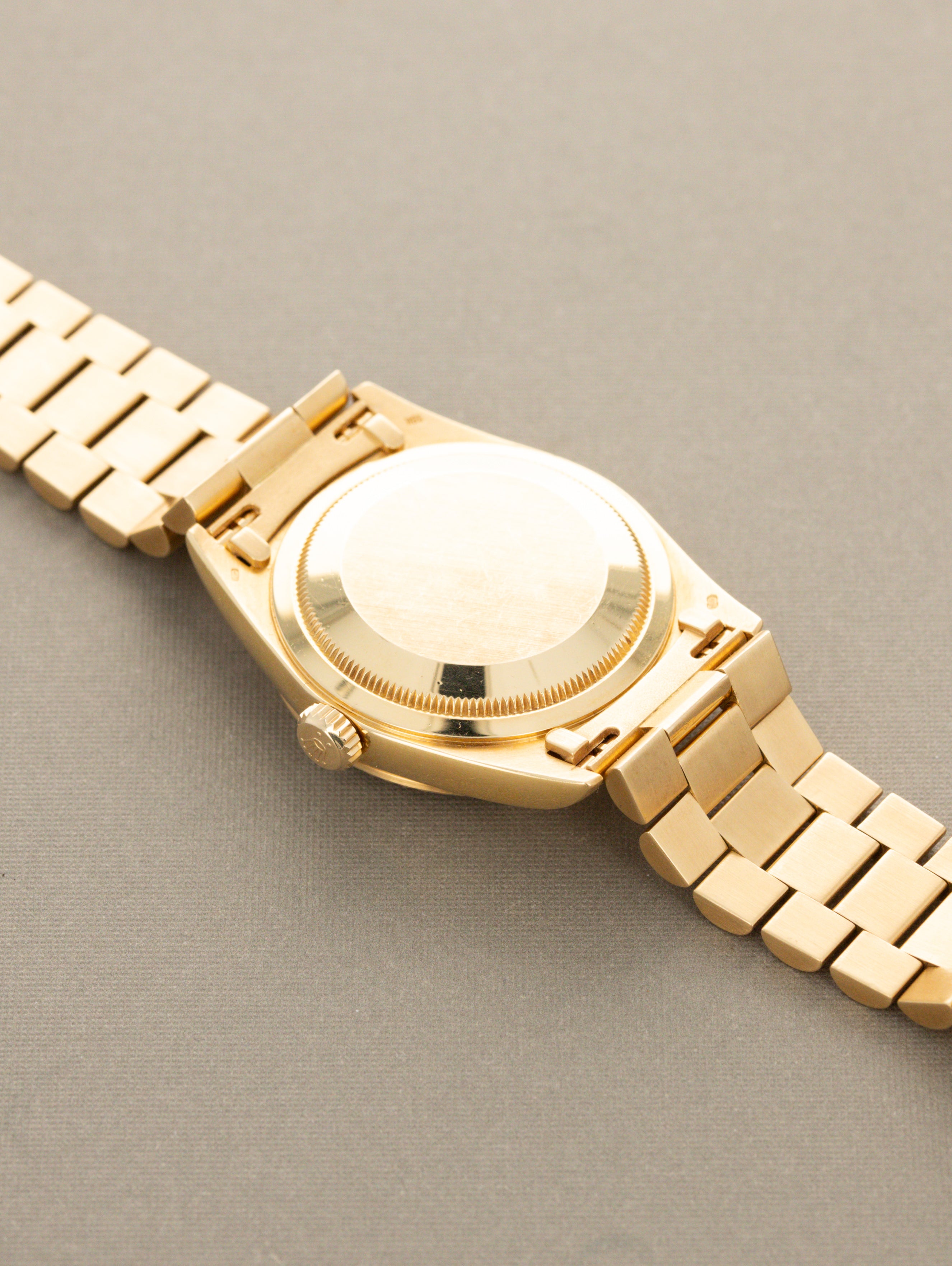 Rolex Day-Date Ref. 18238 - Black 'Sunburst' Dial W/ Rolex Service Card