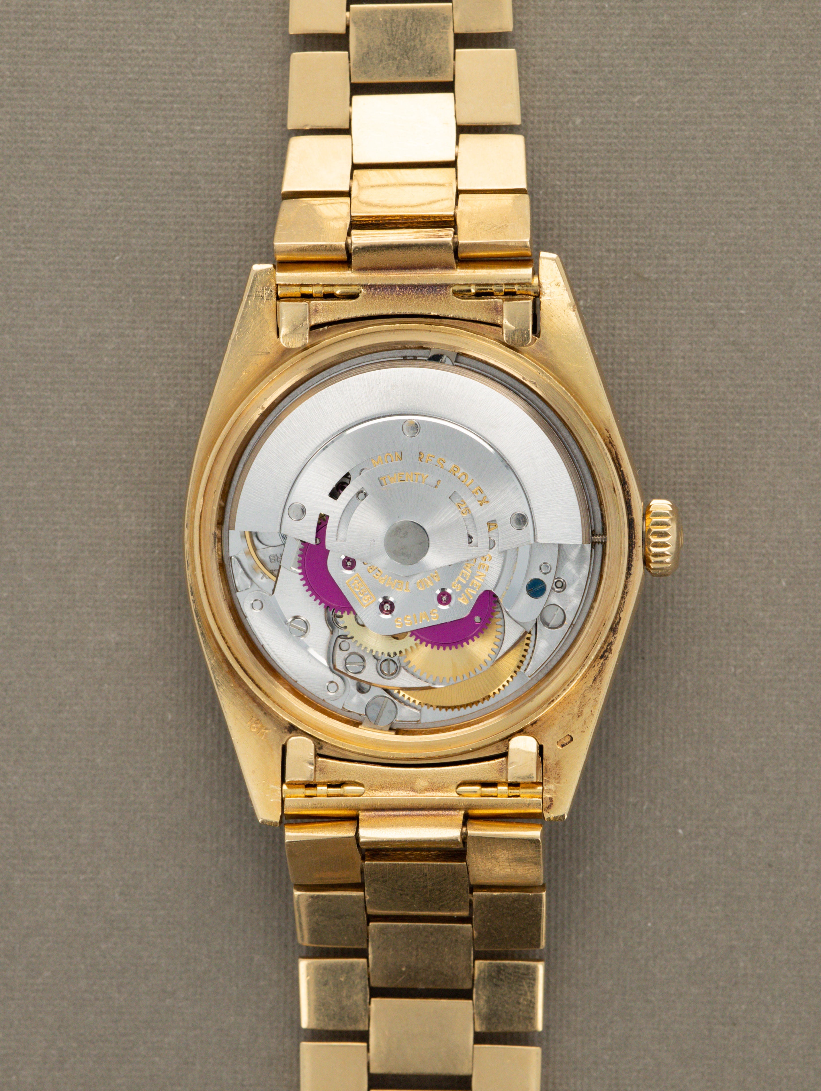 Rolex Day-Date Ref. 1807 'Bark' - Satin Champagne 'Buckley' Dial Unpolished