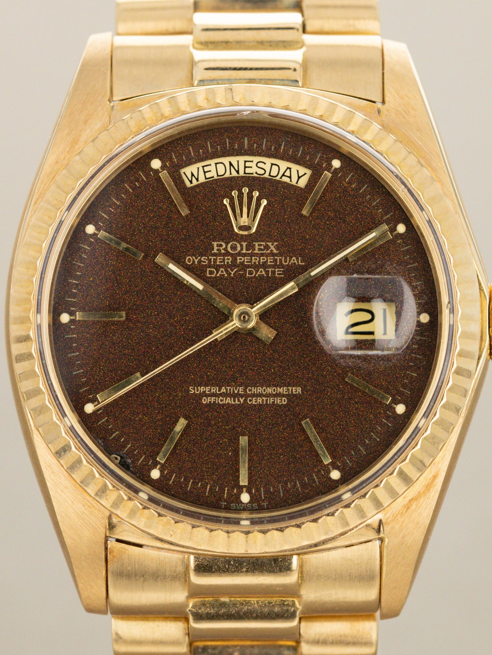 Rolex Day-Date Ref. 1803 Brown Confetti Dial