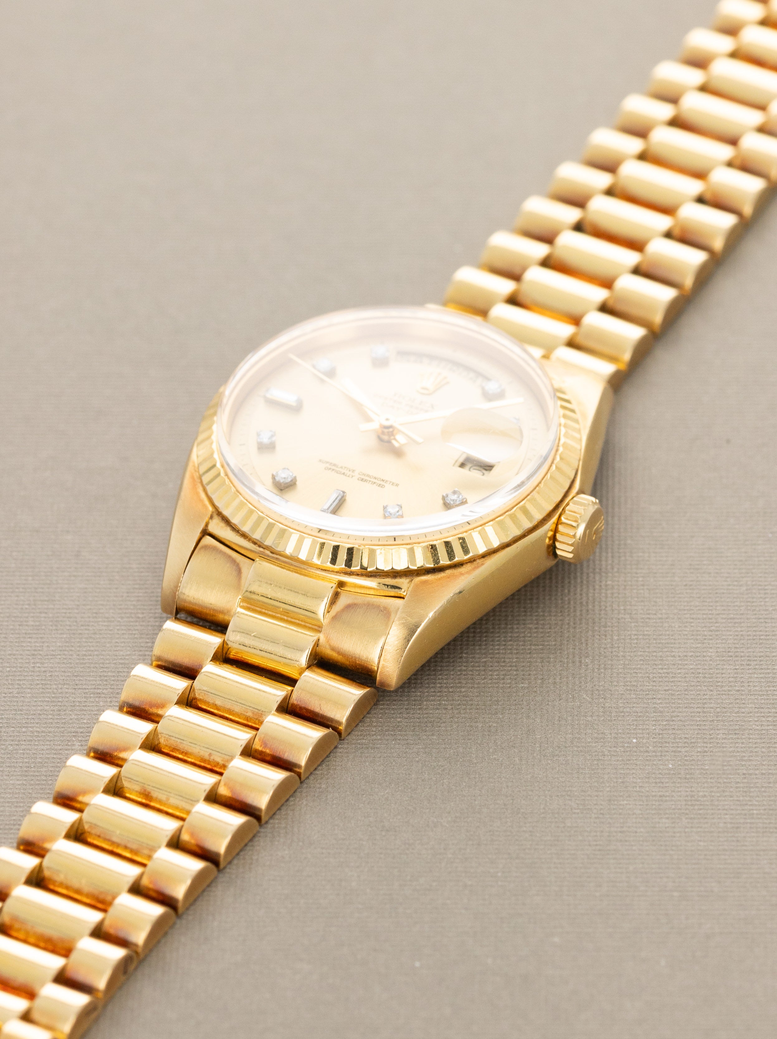 Rolex Day-Date Ref. 1804 - Champagne Diamond Dial