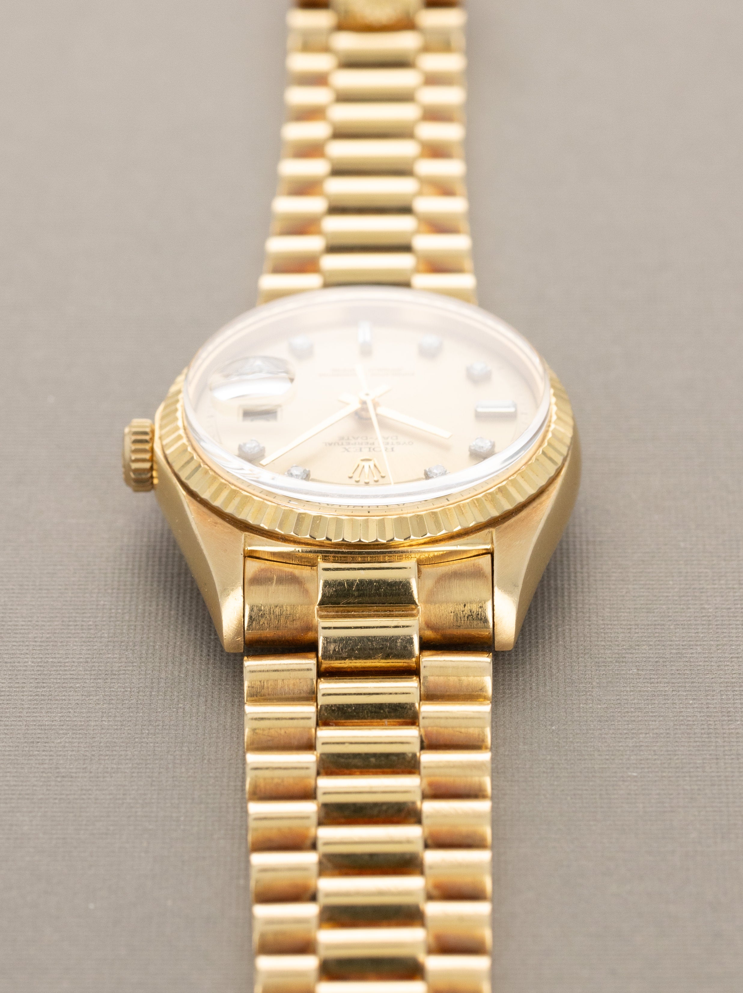 Rolex Day-Date Ref. 1804 - Champagne Diamond Dial