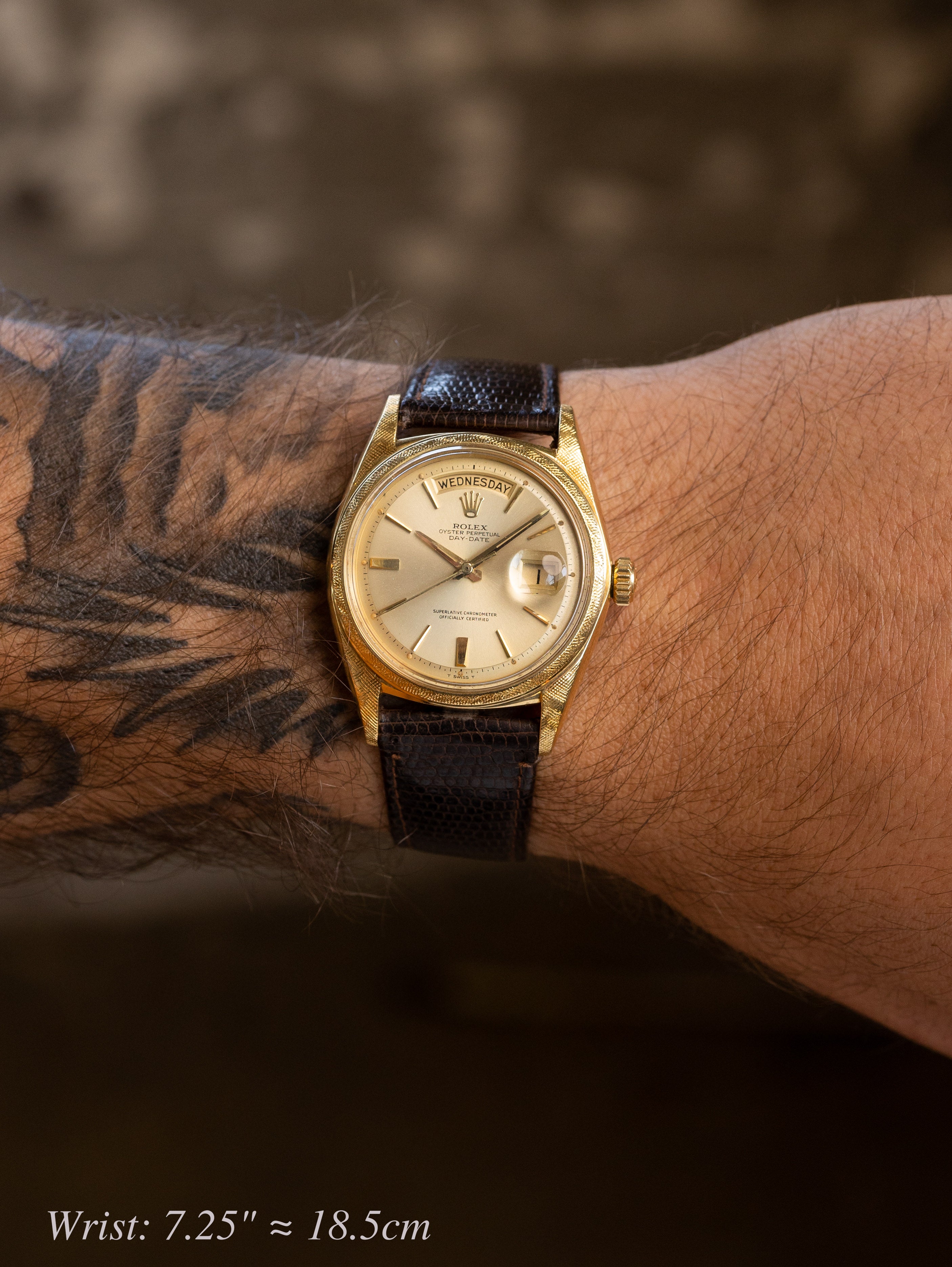 Rolex Day-Date Ref. 1806 'Florentine' - Champagne 'Doorstop' Dial