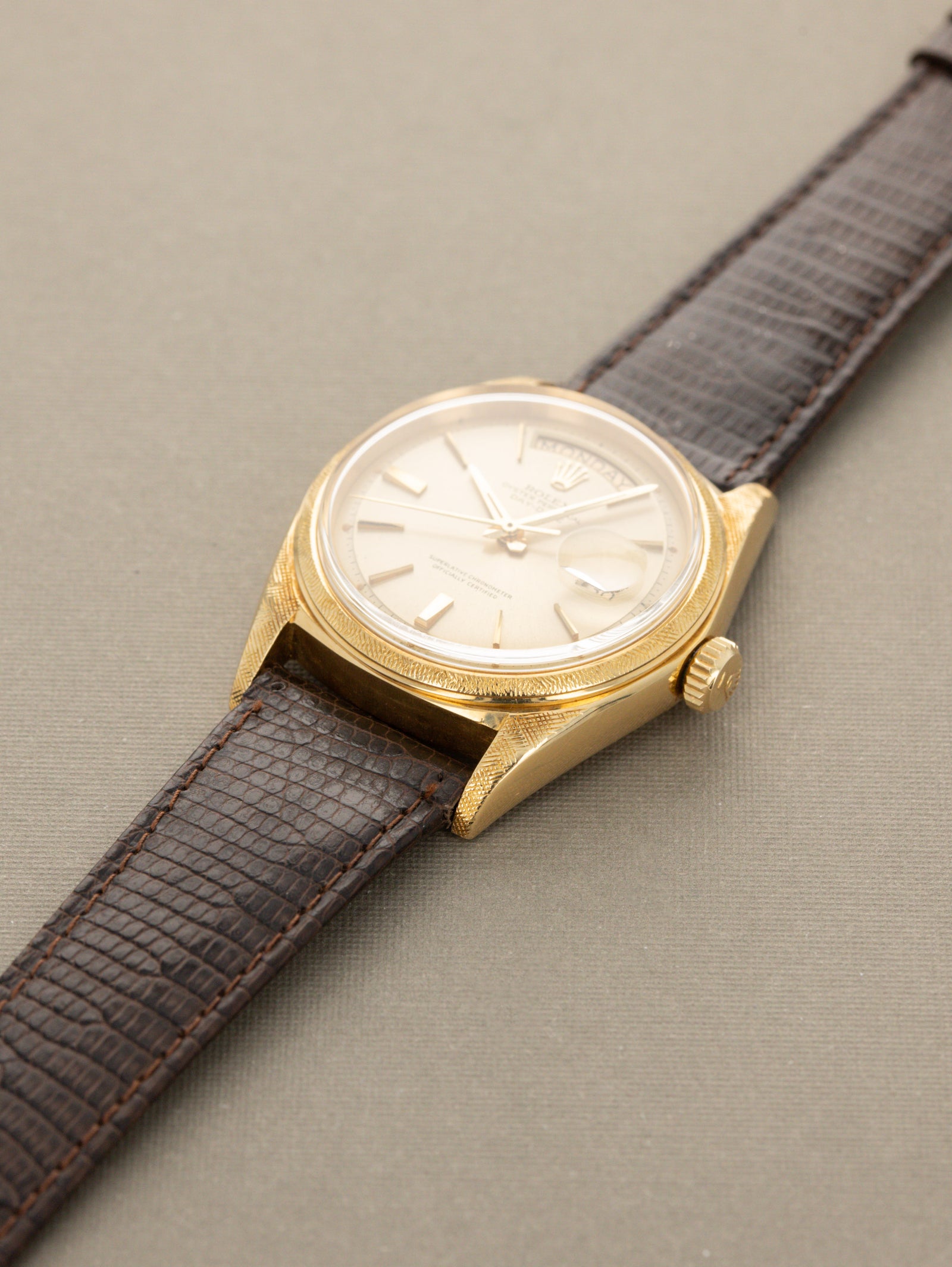 Rolex Day-Date Ref. 1806 'Florentine' - Champagne 'Doorstop' Dial