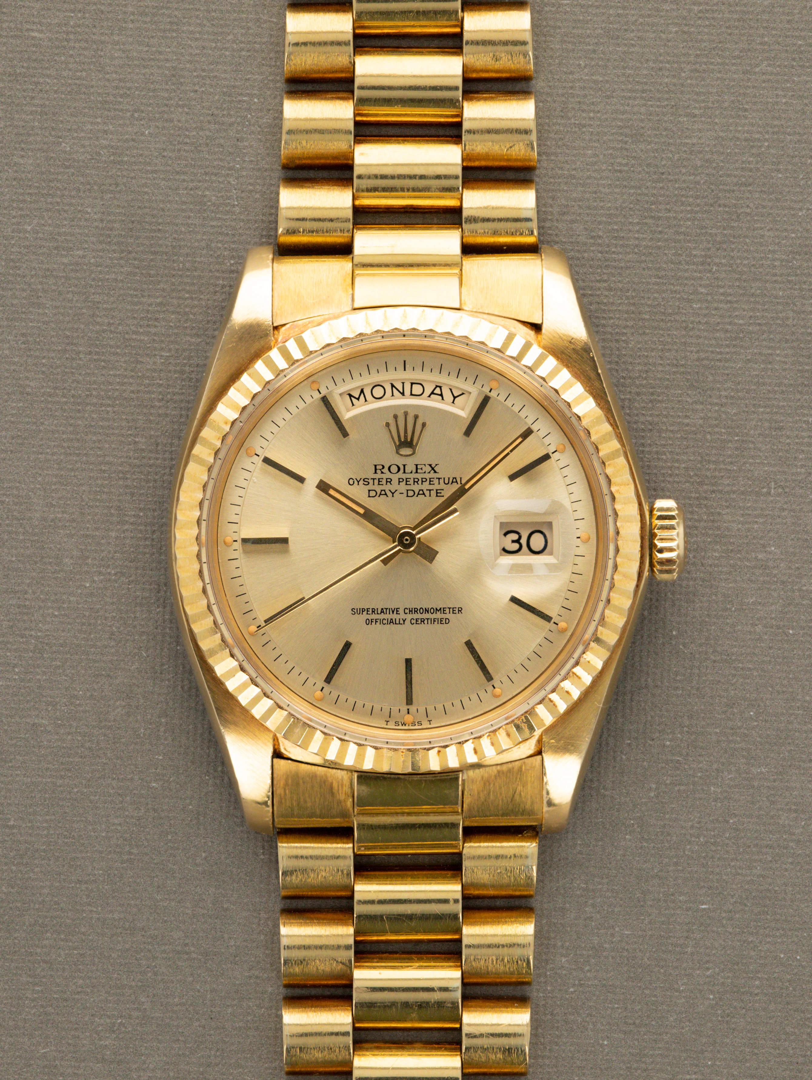 Rolex Day-Date Ref. 1803 - Sunburst Champagne Dial Unpolished