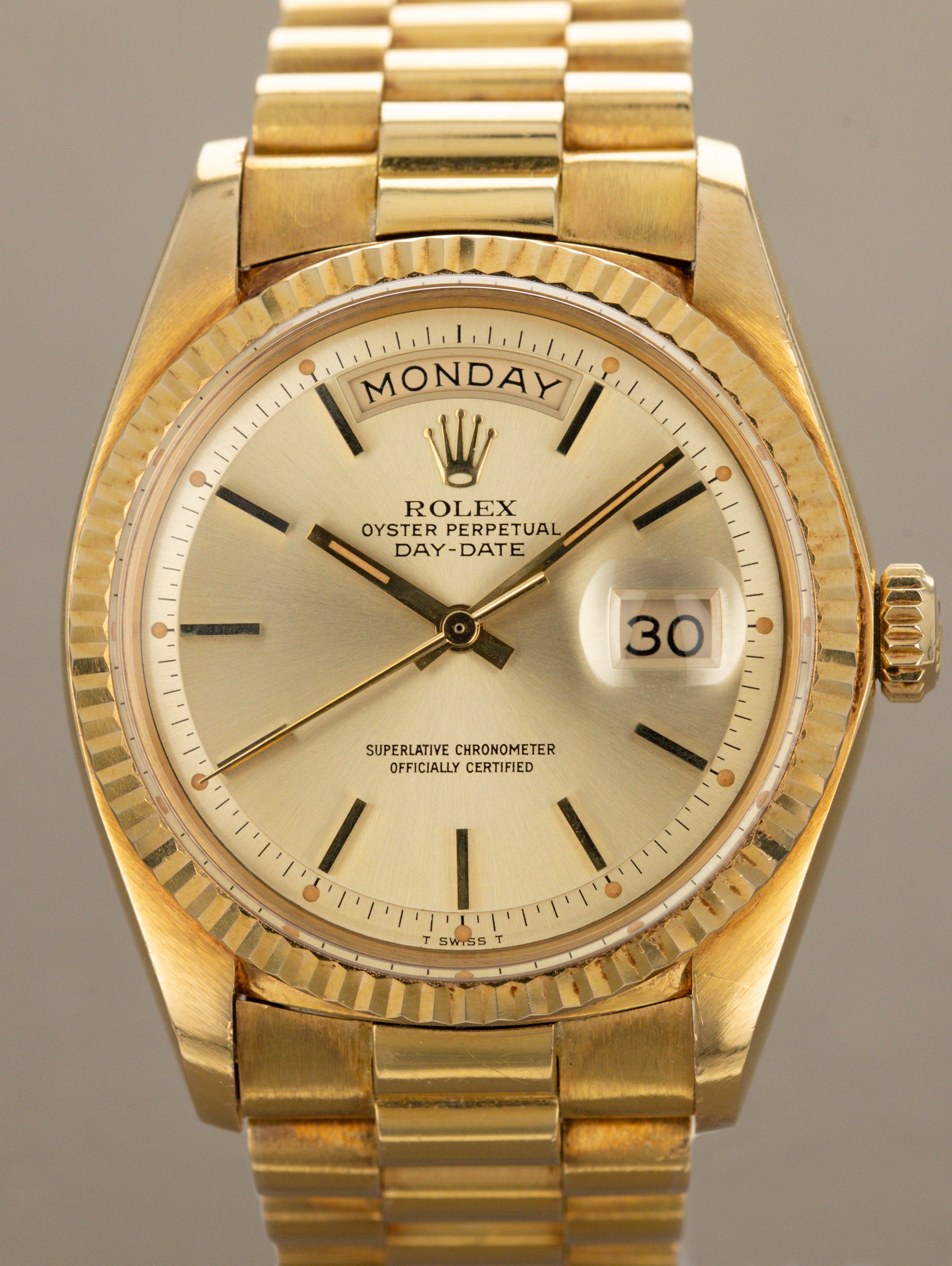 Rolex Day-Date Ref. 1803 - Sunburst Champagne Dial Unpolished