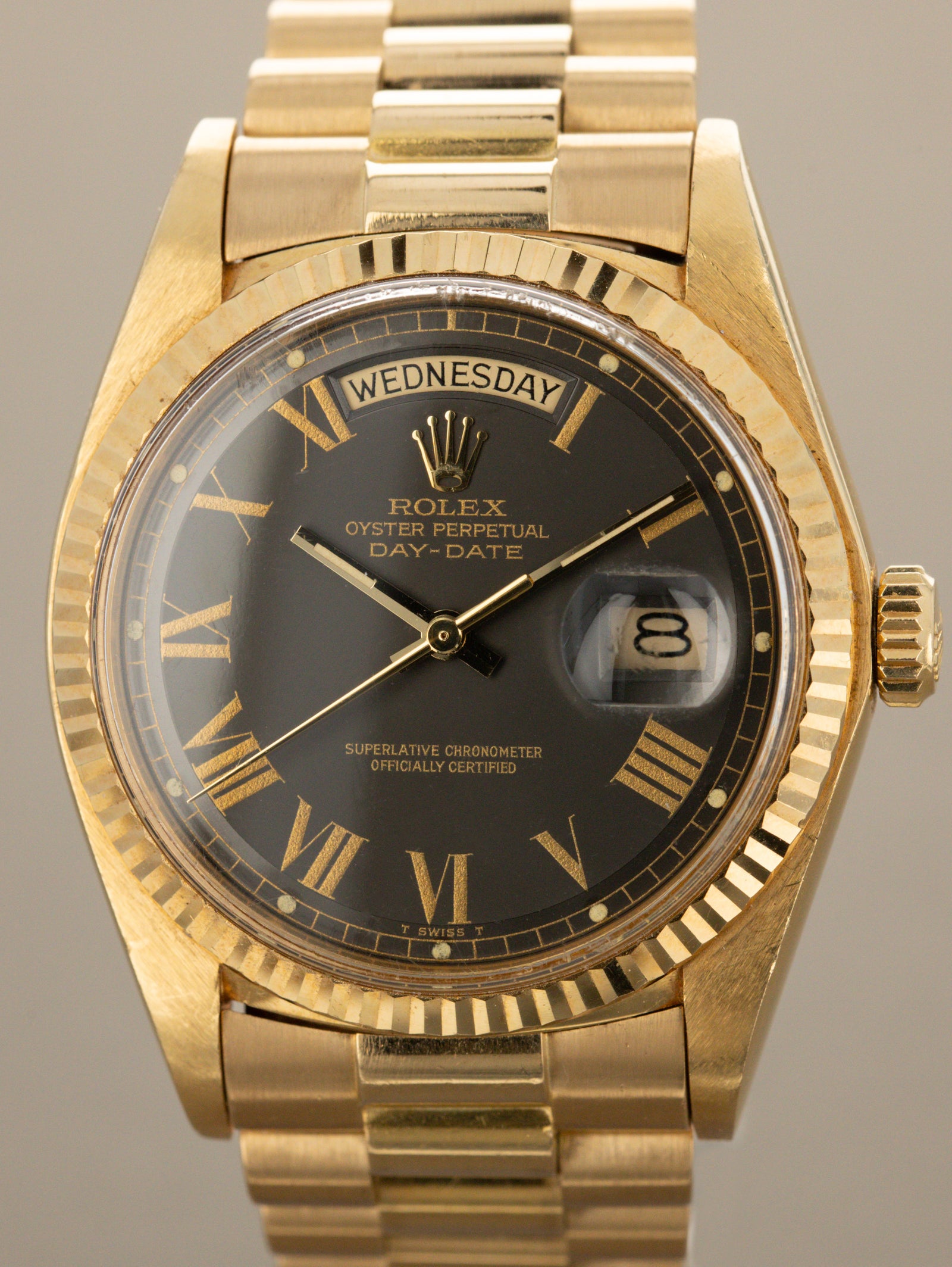 Rolex Day-Date Ref. 1803 - Grey 'Buckley' Dial W/ Box & Papers