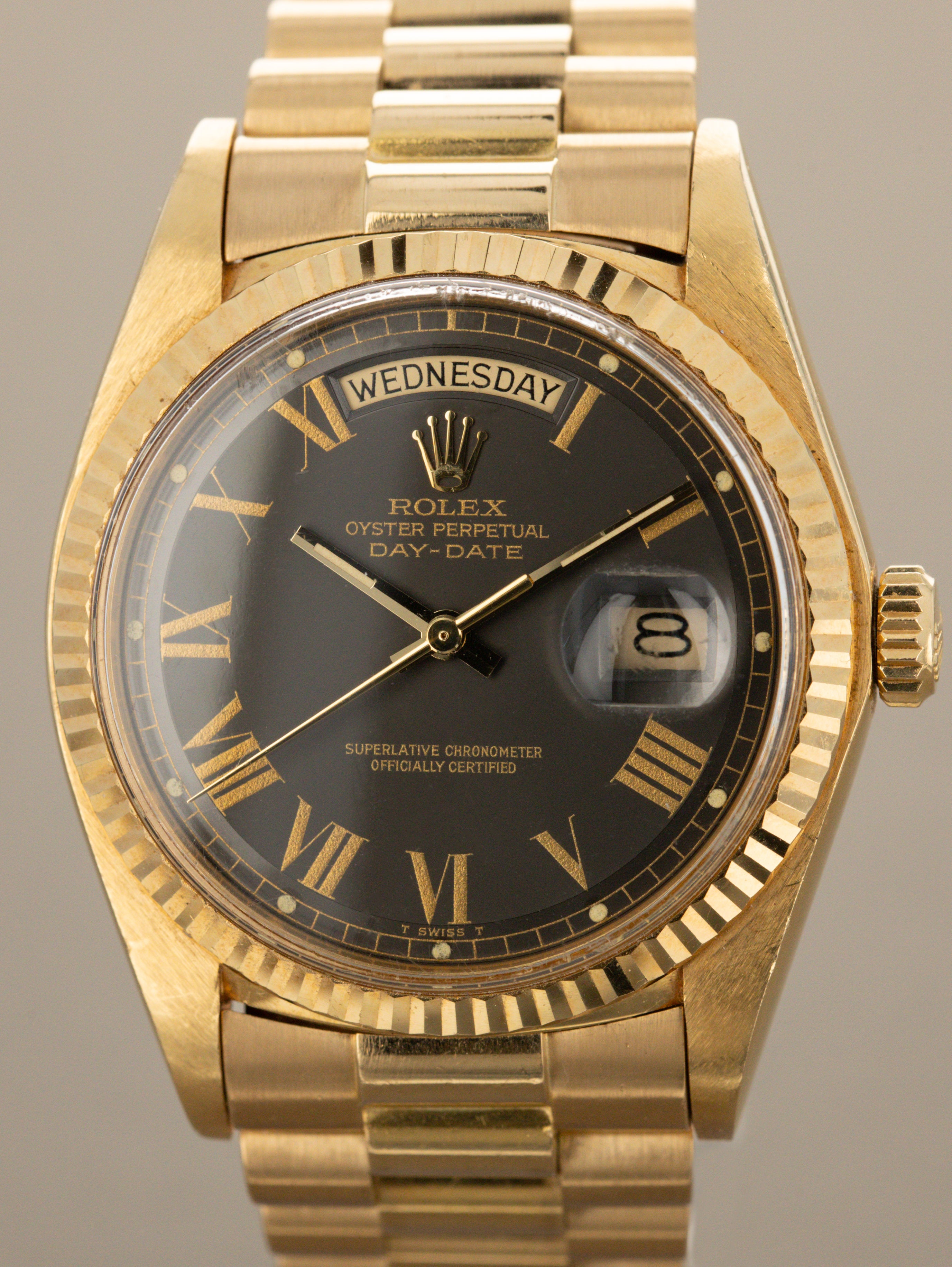 Rolex Day-Date Ref. 1803 - Grey 'Buckley' Dial W/ Box & Papers